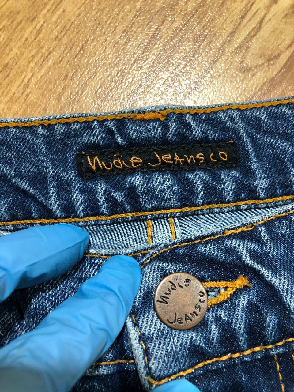 Nudie Jeans Nudie Jeans Co Lean Dean Jeans Troubled Sea Men's Size US 31 - 2 Thumbnail