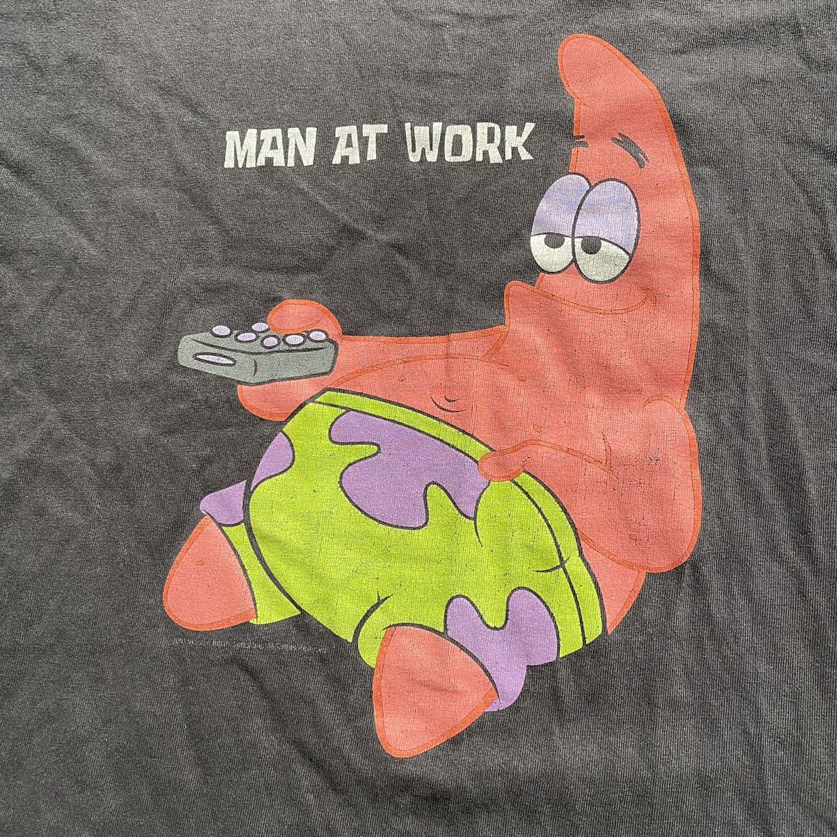 Nickelodeon × Vintage VINTAGE SPONGEBOB FADED PATRICK HUMOR T SHIRT Size US L / EU 52-54 / 3 - 2 Thumbnail