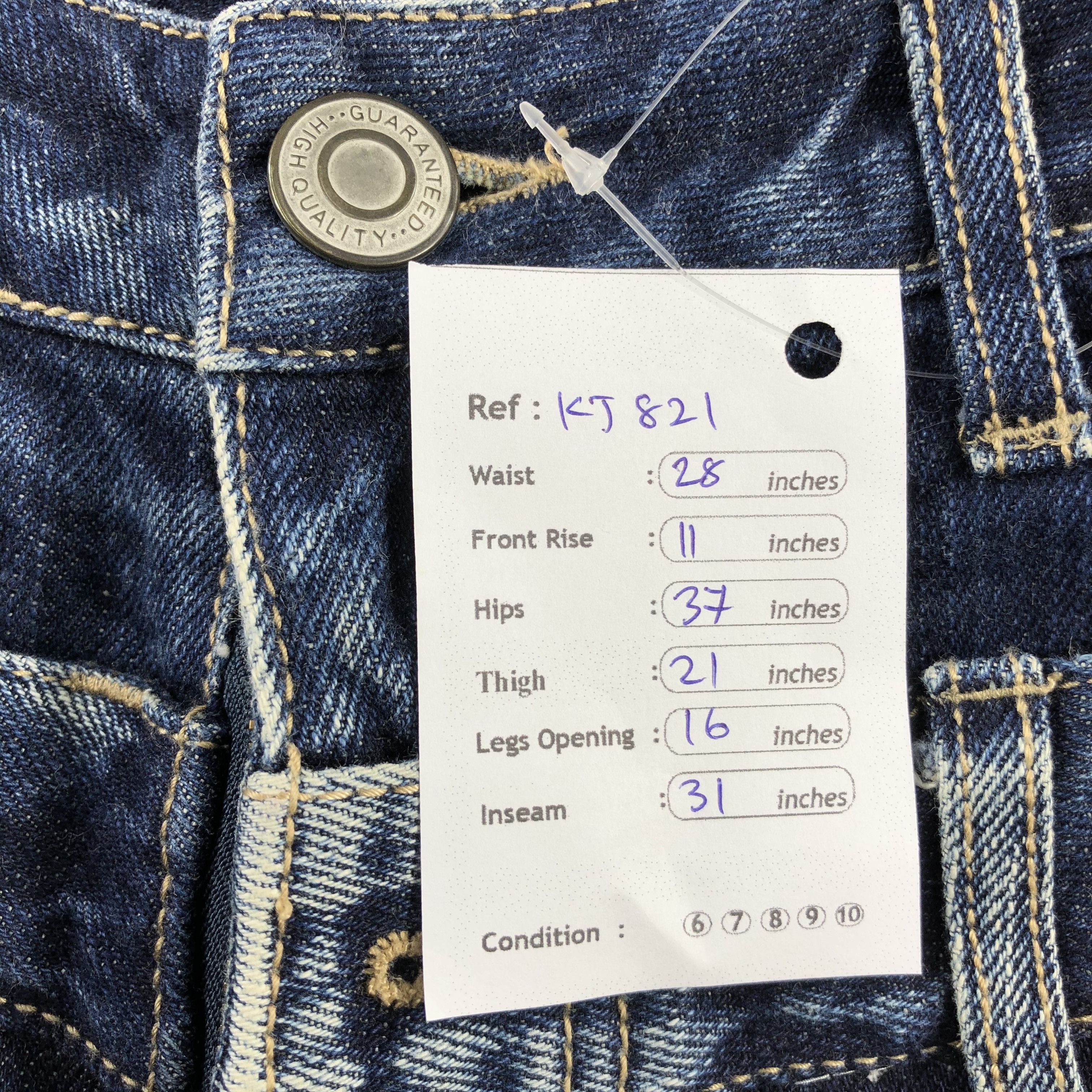 Japanese Brand Japanese Brand Double Waist Denim Carpenter Jeans KJ821 Size US 28 / EU 44 - 9 Thumbnail