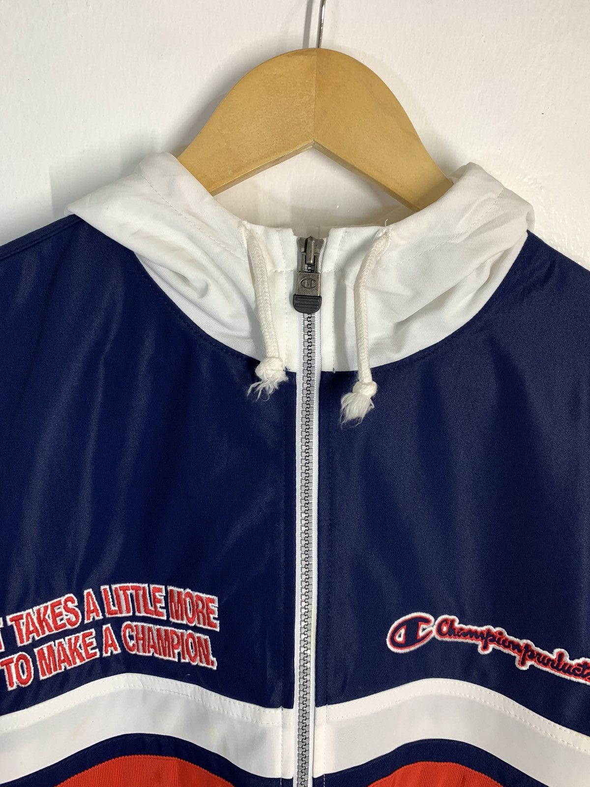 Champion × Vintage Vtg 90s Champion Jacket Size US L / EU 52-54 / 3 - 3 Thumbnail