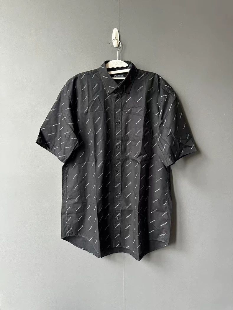 Balenciaga Balenciaga Short Sleeve Shirt - dmc Size US M / EU 48-50 / 2 - 1 Thumbnail