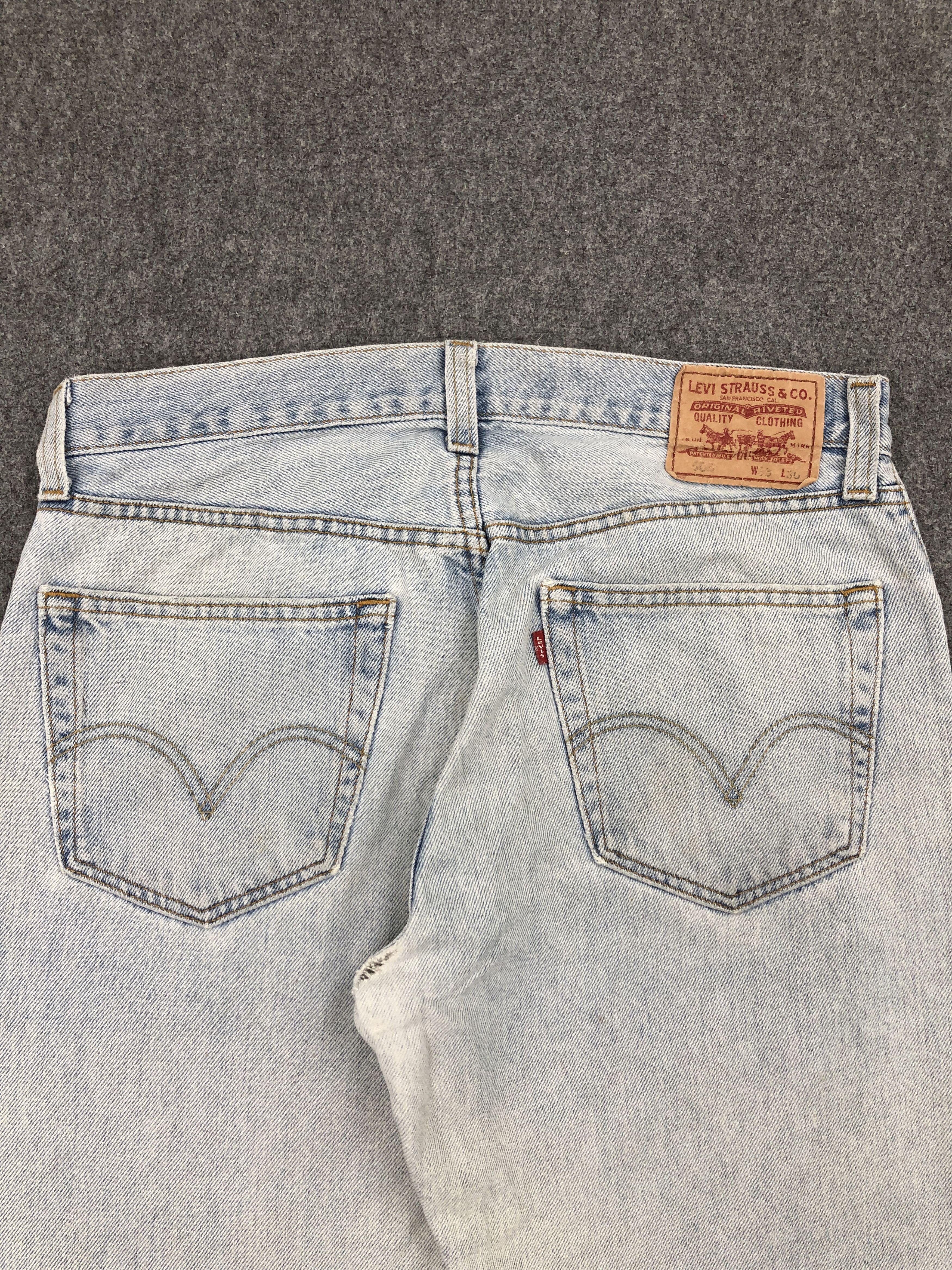 Levi's × Vintage Light Washed Vintage Levis 505 Jeans Size US 33 - 4 Thumbnail