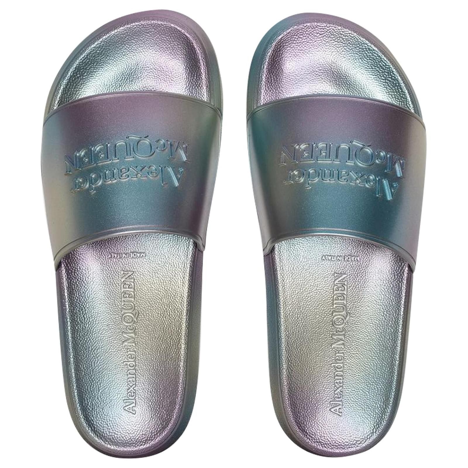 Alexander McQueen o1y0225 Sandals in Multicolor Size US 7 / IT 37 - 3 Thumbnail