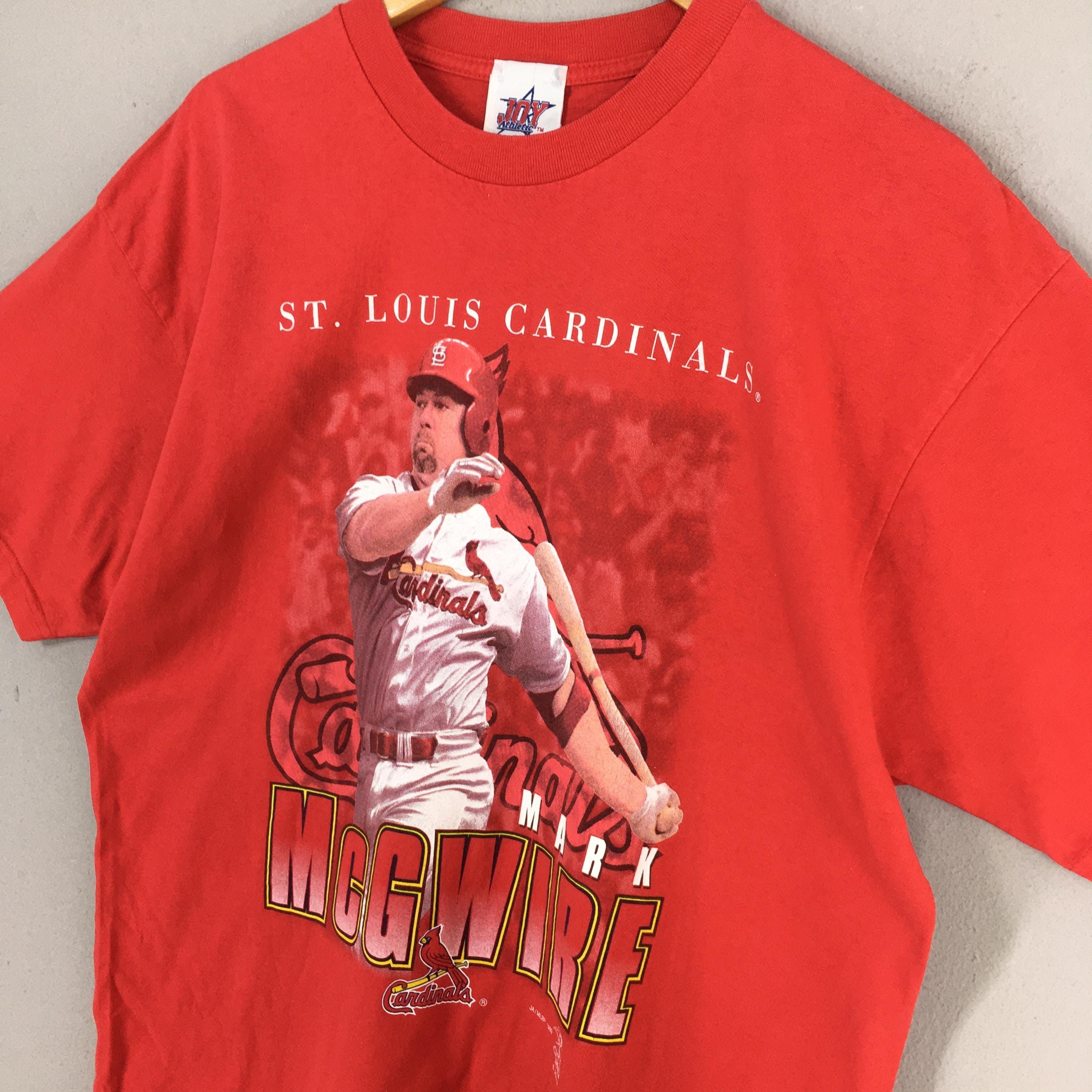 MLB × Vintage Vintage 90s St. Louis Cardinals MLB Red T shirt XLarge Size US XL / EU 56 / 4 - 3 Thumbnail