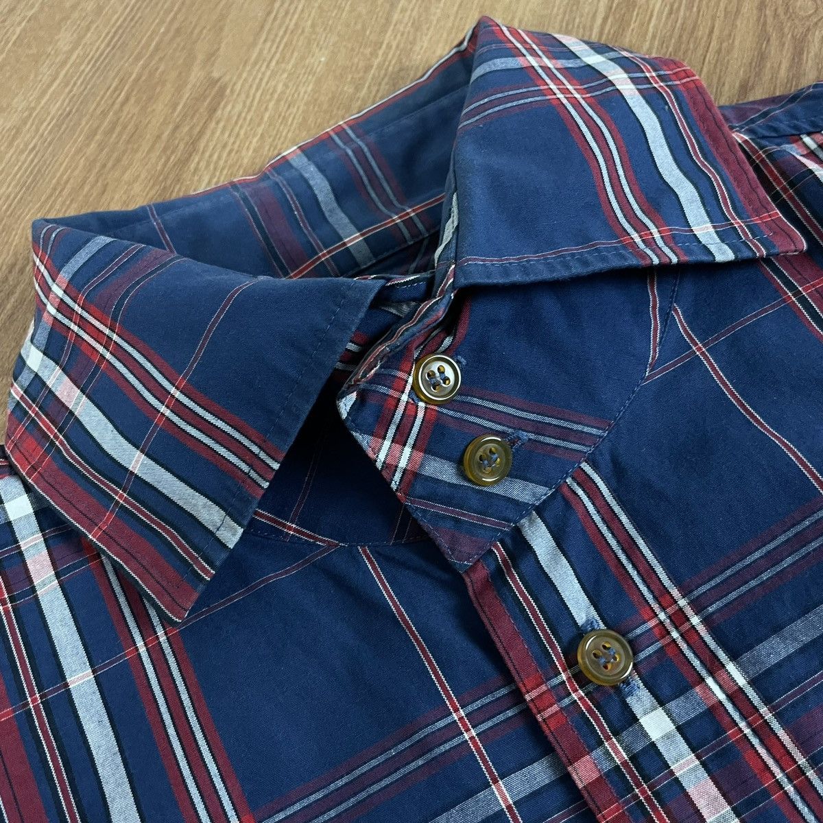 Vivienne Westwood Viviene Westwood Man Deformed Check Shirt Size US M / EU 48-50 / 2 - 6 Thumbnail