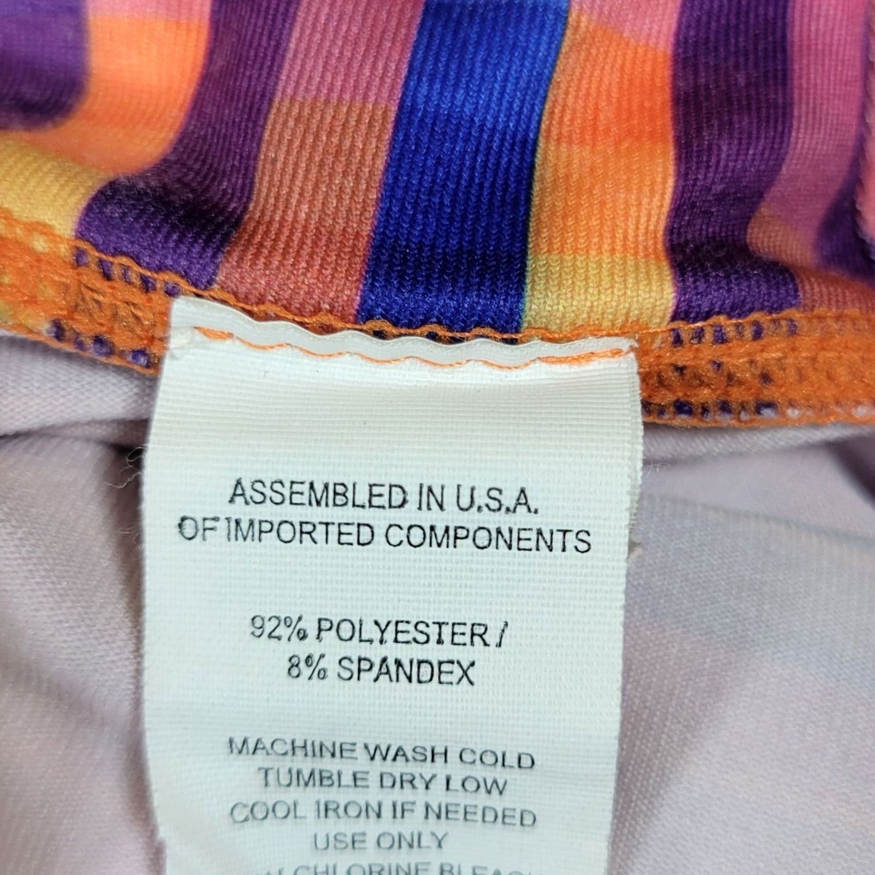 Prana PrAna Womens Capris Leggings Multicolor Striped Capri USA Made M Size Medium Activewear Women Size 32" / US 10 / IT 46 - 5 Thumbnail