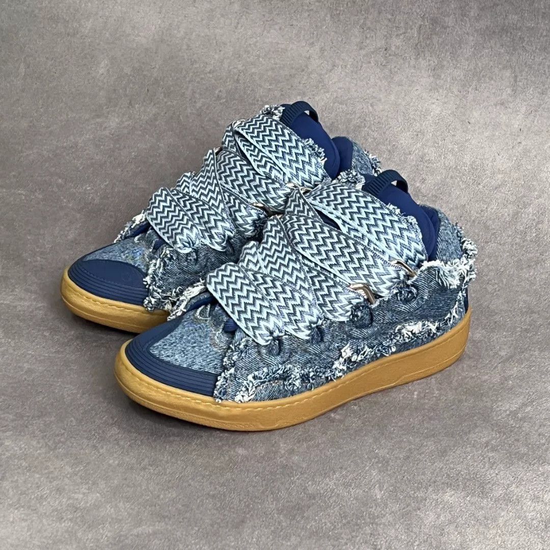 Lanvin Lanvin Casual Denim Lowtop Sneakers 8 Men Size US 8 / EU 41 - 1 Thumbnail