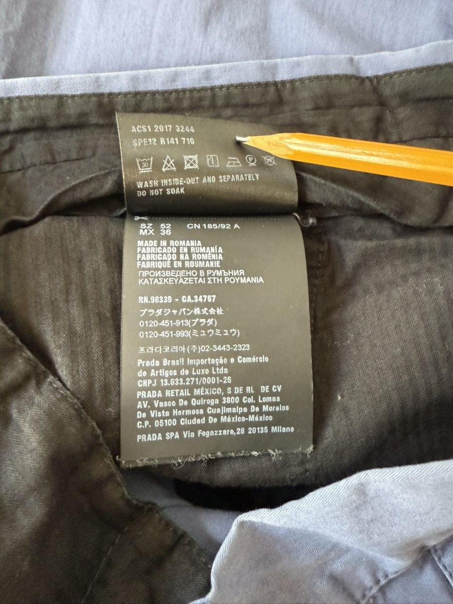 Prada Prada Metal Logo Pants Size US 36 / EU 52 - 12 Thumbnail