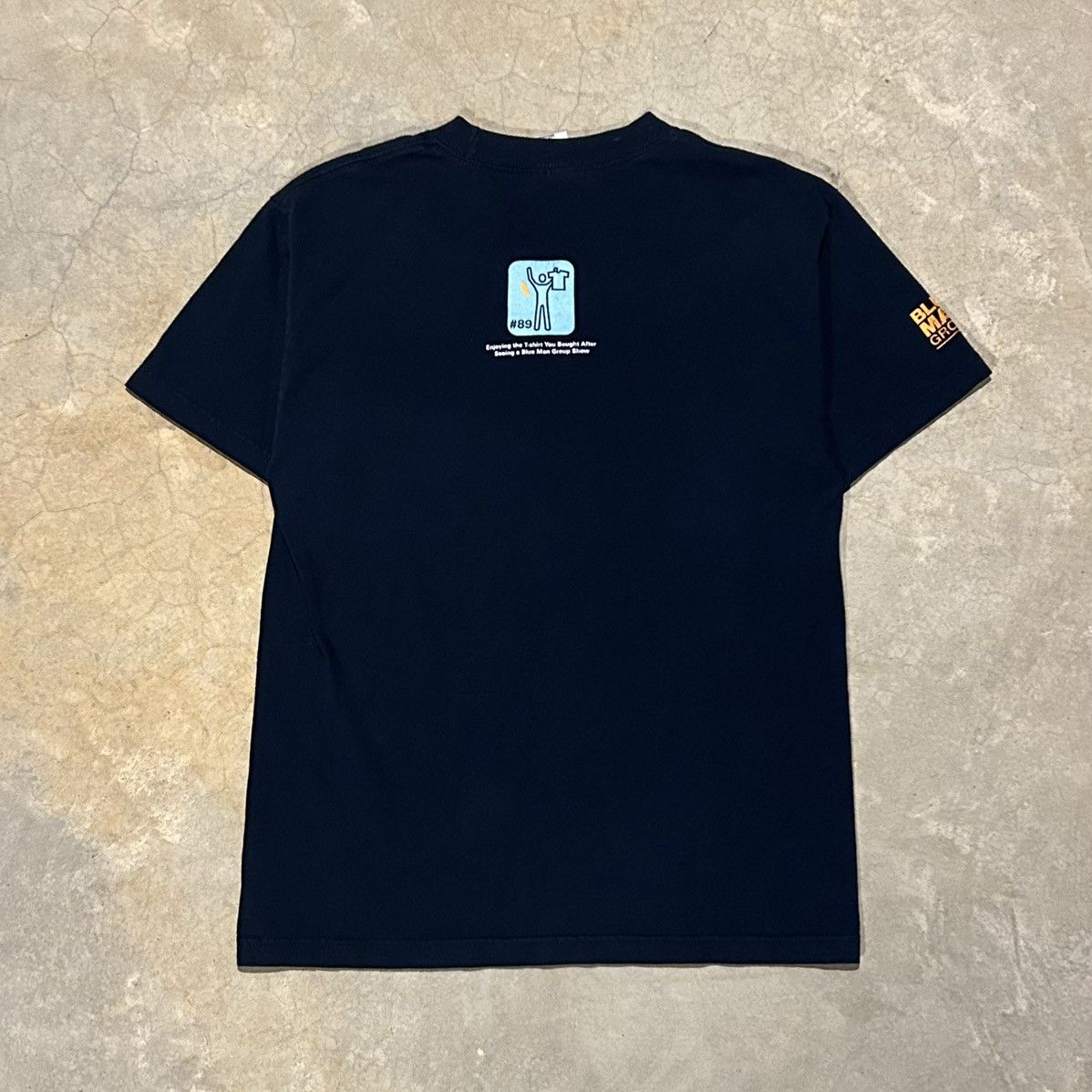 Band Tees × Vintage Crazy Vintage Y2K Blue Man Group Rock Concert Band Tee Rare Size US M / EU 48-50 / 2 - 6 Thumbnail