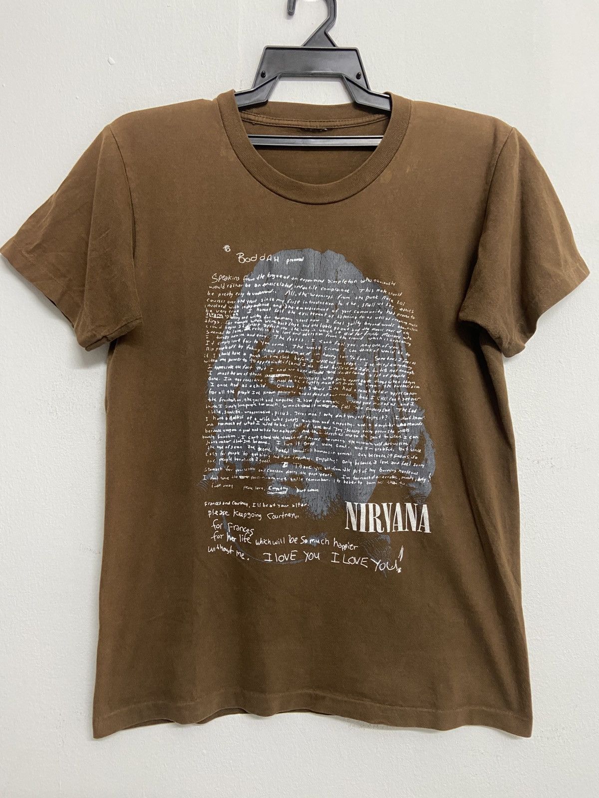 Nirvana Vintage 90s Boddah Kurt Cobain Nirvana Tee Size US S / EU 44-46 / 1 - 5 Thumbnail
