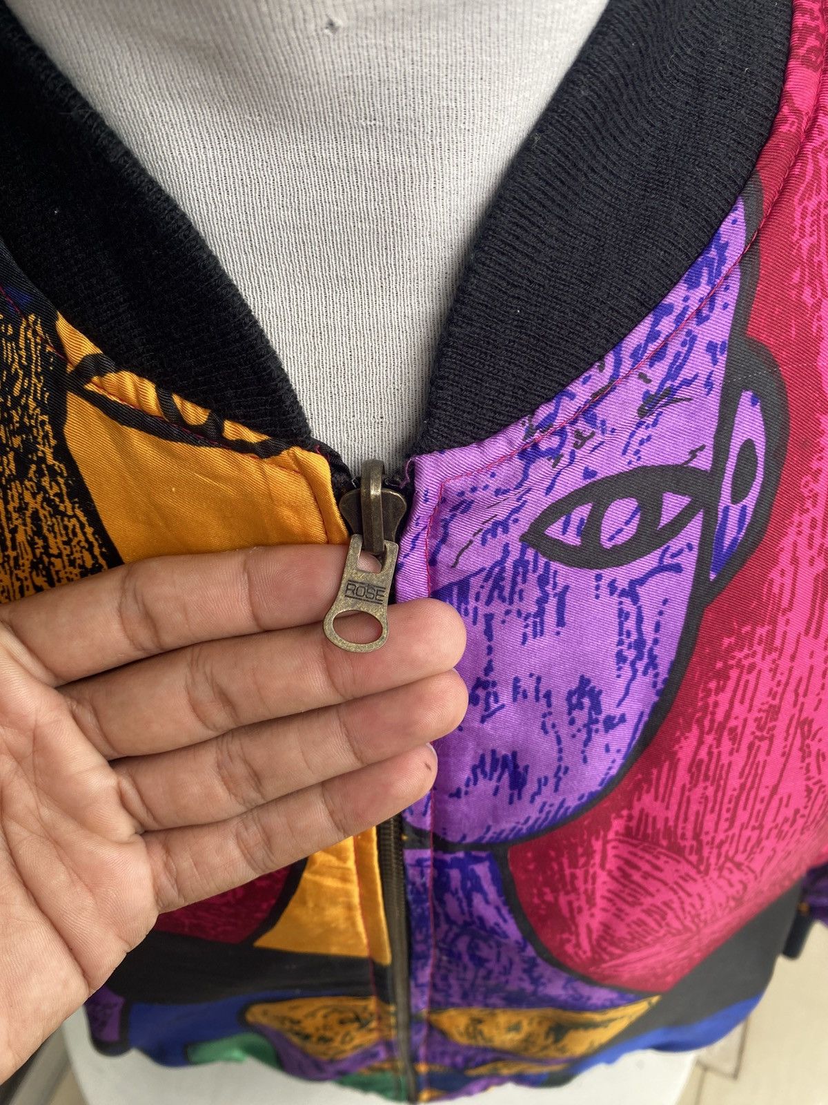 Designer × Vintage Vintage Piccaso 90s Silk Jacket Size US L / EU 52-54 / 3 - 7 Thumbnail