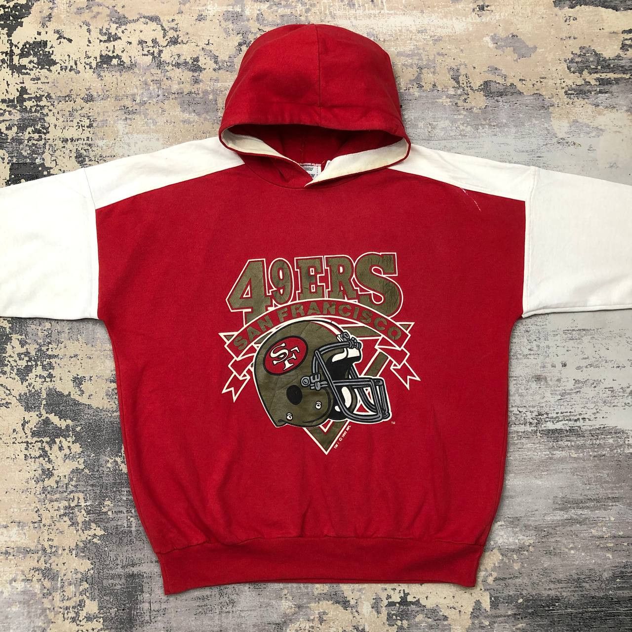 Japanese Brand × Vintage Y414 VTG 90s 49ERS SAN FRANCISCO NFL HOODIE Size US XL / EU 56 / 4 - 3 Thumbnail
