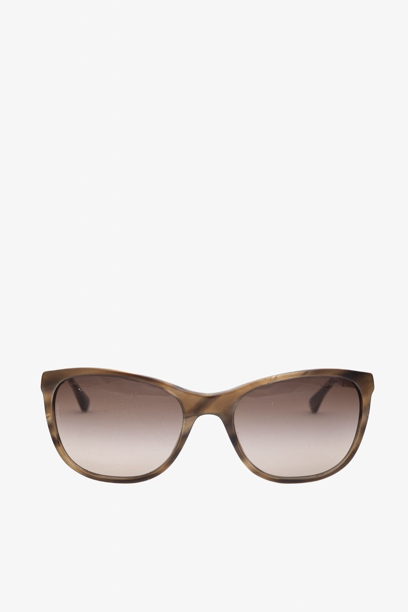 Chanel Chanel 5185 Tortoiseshell Grosgrain-Temple Sunglasses Size ONE SIZE - 2 Thumbnail
