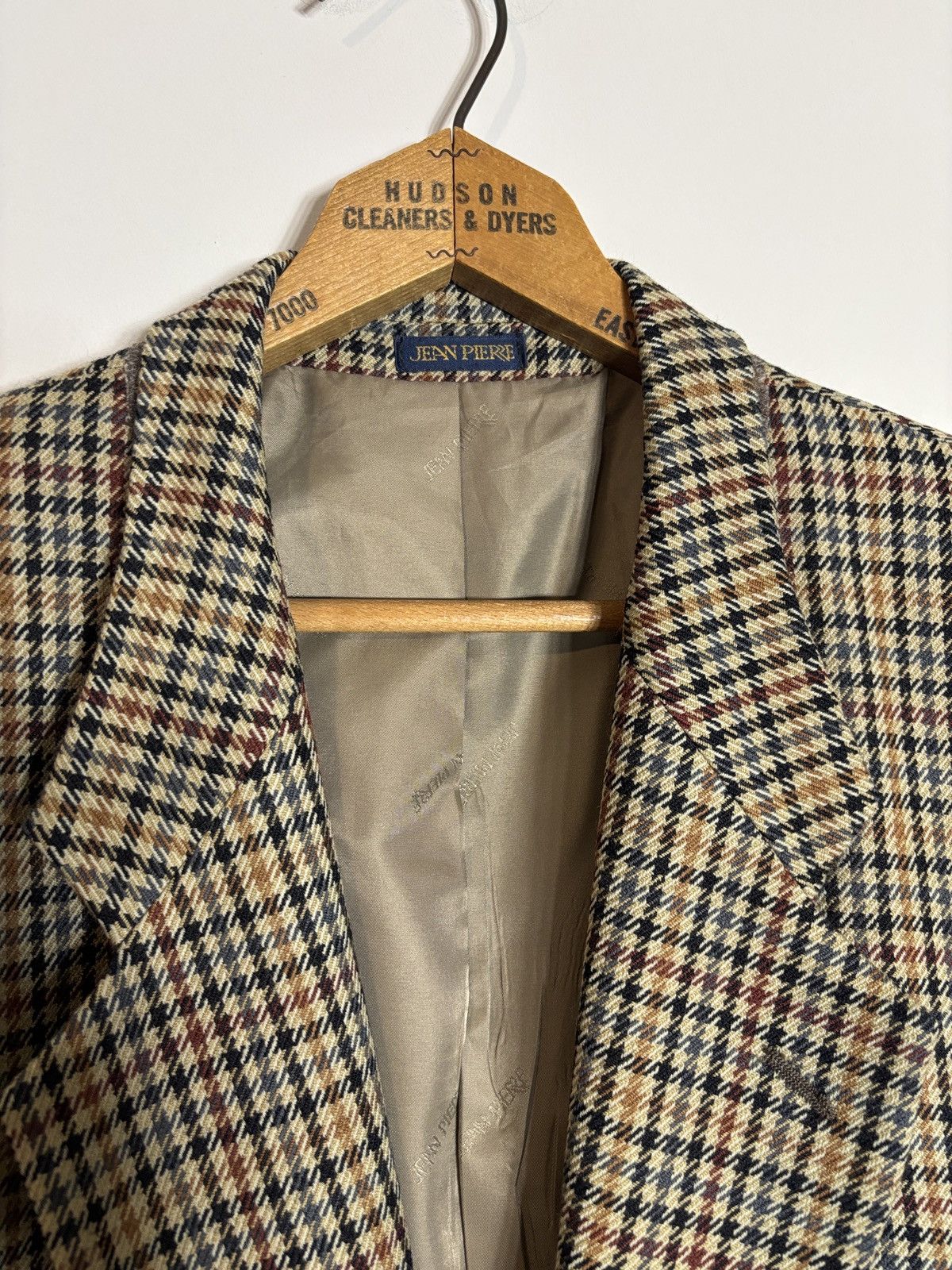 Vintage Vintage Jean Pierre Wool Plaid Blazer Size 42L - 2 Thumbnail
