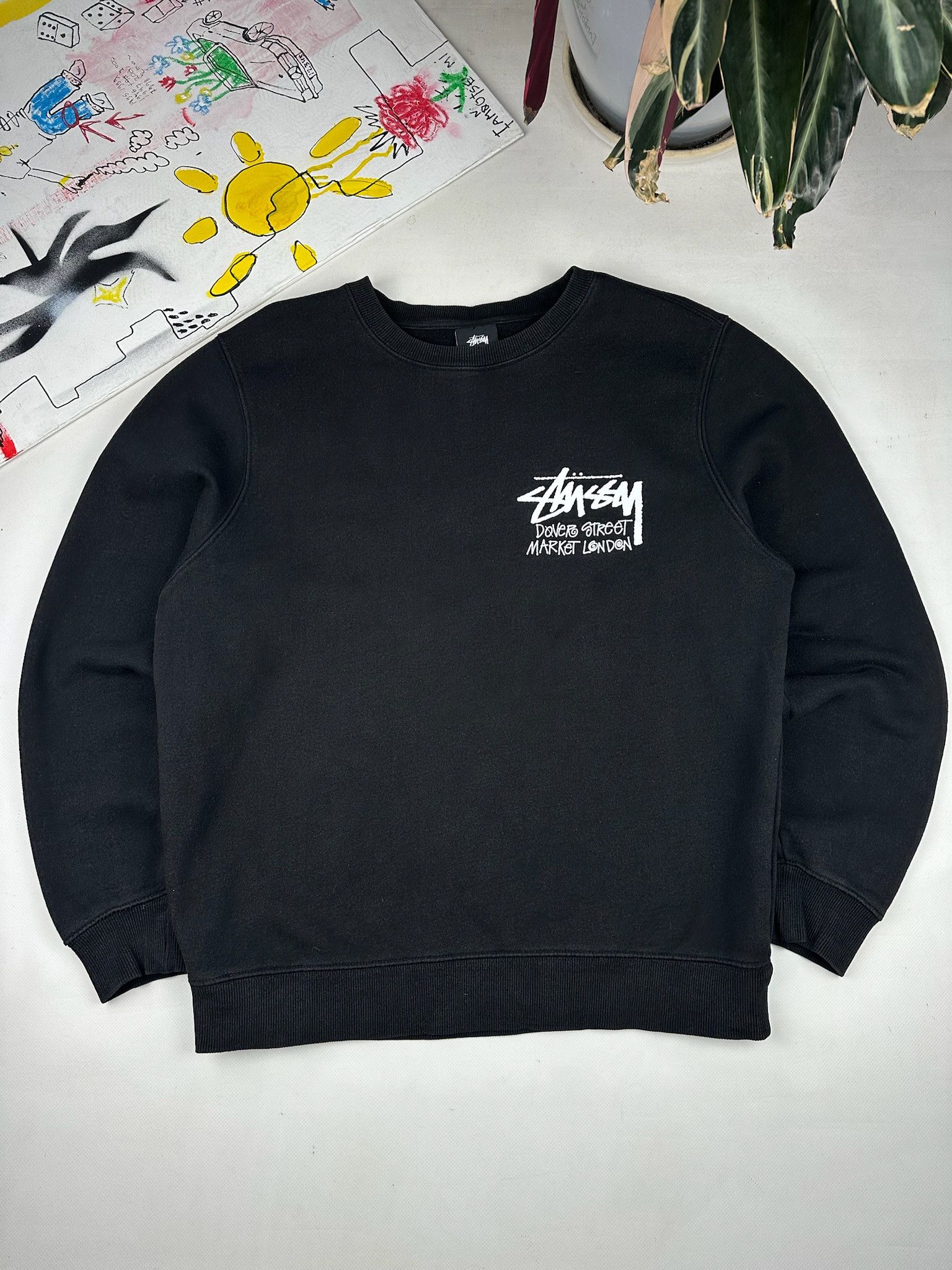 Stussy Stussy Sweatshirt Logo Print Vintage Crewneck Size US S / EU 44-46 / 1 - 1 Thumbnail