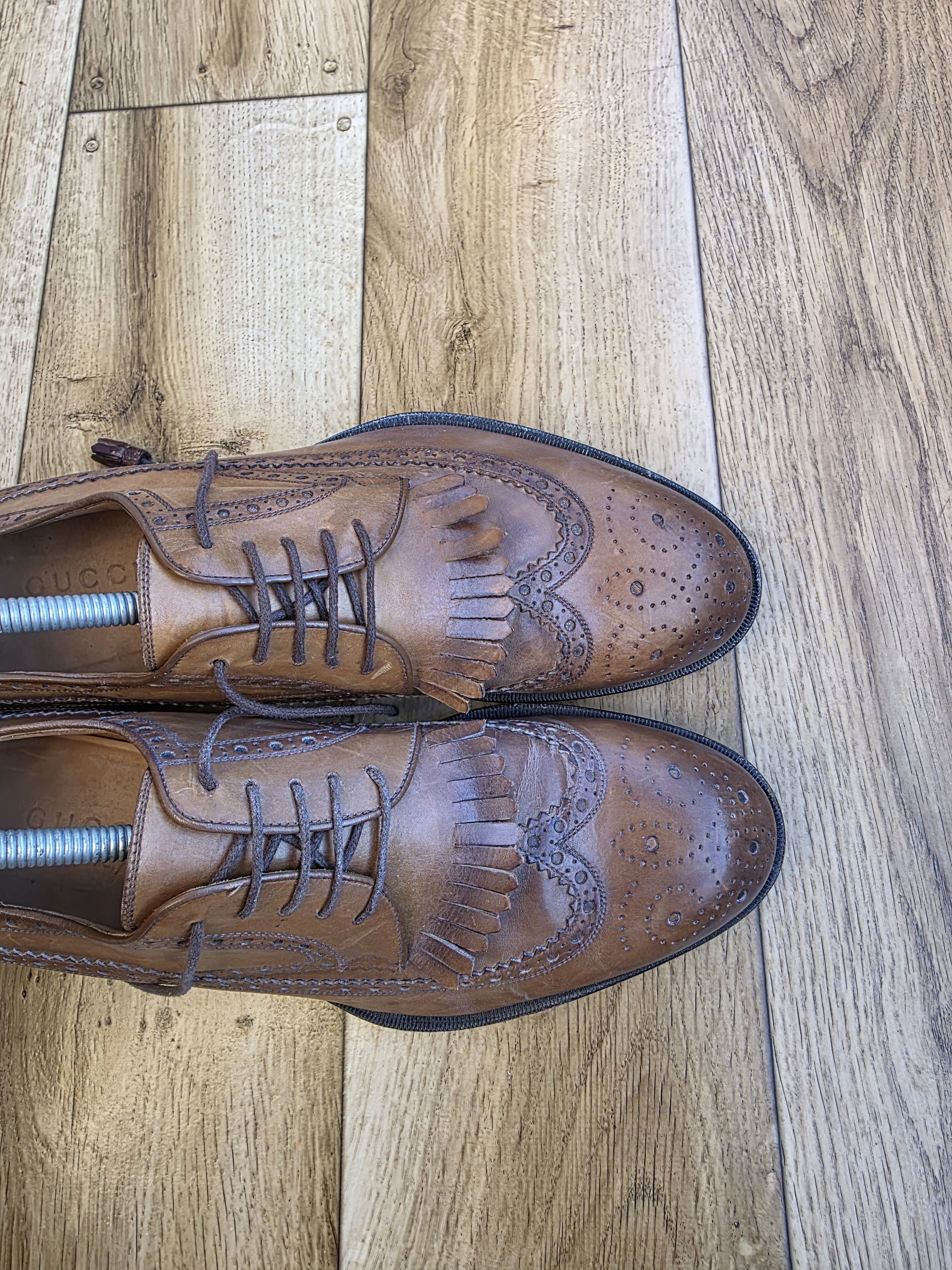 Gucci Gucci Leather Lace Up Size US 9 / EU 42 - 7 Thumbnail