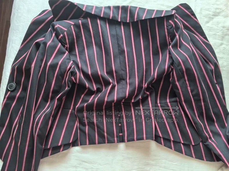 Vivienne Westwood Vivienne Westwood Striped Design Thin Blazer Size S / US 4 / IT 40 - 4 Thumbnail