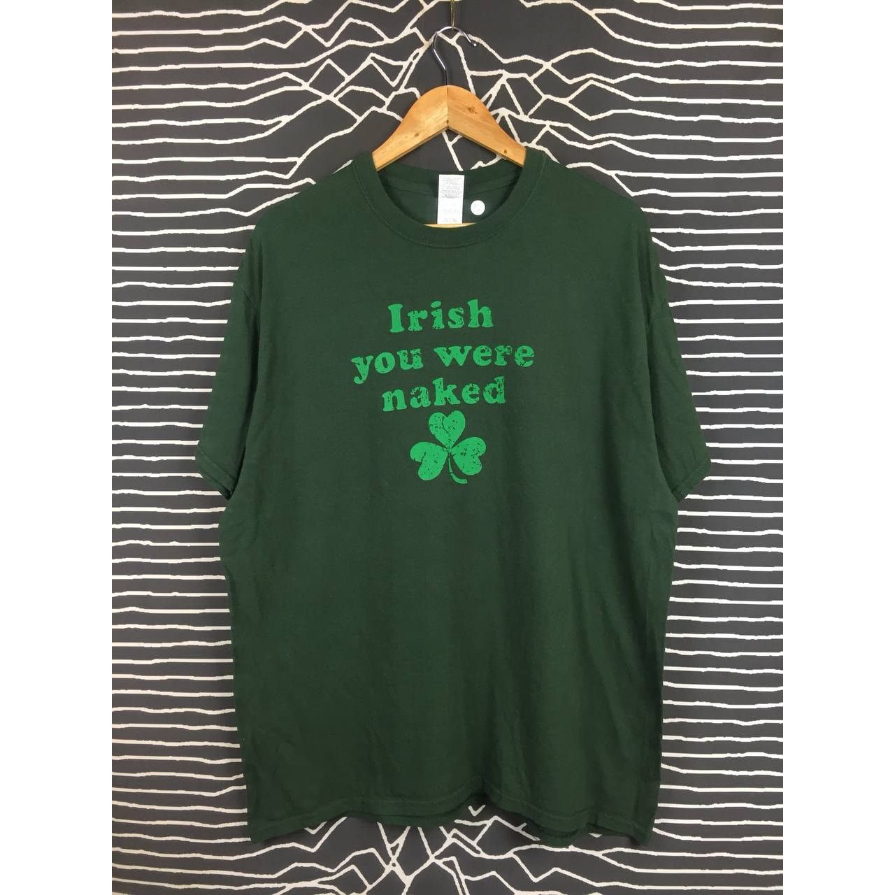 Gildan Irish You Were Naked St. Patrick's Day Humor Funny Tee Size US XL / EU 56 / 4 - 1 Thumbnail