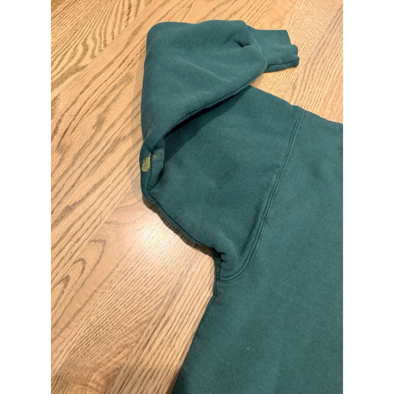 Doublet VINTAGE Russell Hoodie Sweatshirt Men’s XL Green 1980s Pullover Heavyweight Fleece Pockets Lined 80s True Vintage USA Logo Power Retro size XL Mens Size US XL / EU 56 / 4 - 5 Thumbnail