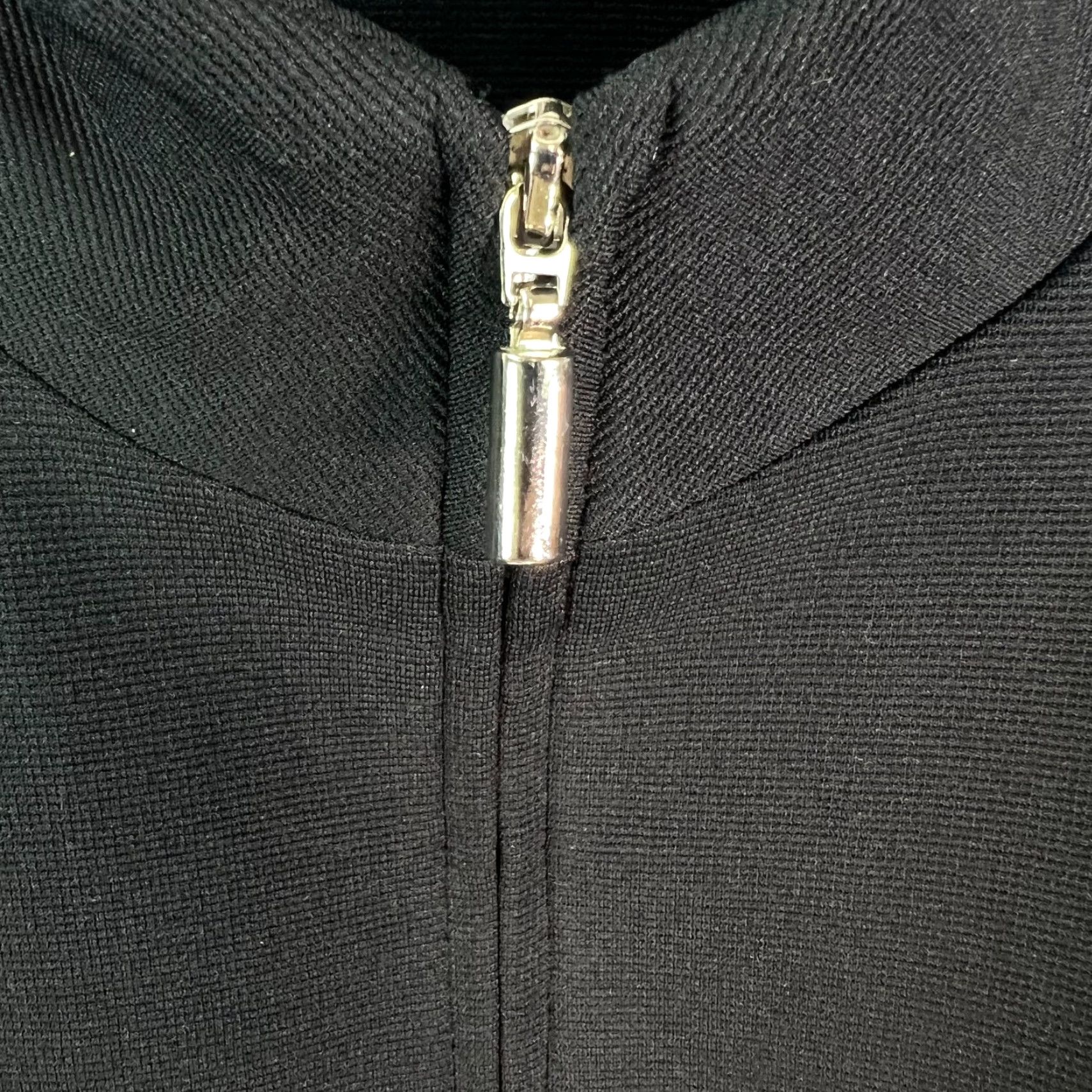 Vintage Briggs Jacket Womens Black Long Sleeves Mock Neck Full Zip Casual Size 2X Size XXL / US 16-18 / IT 52-54 - 3 Thumbnail