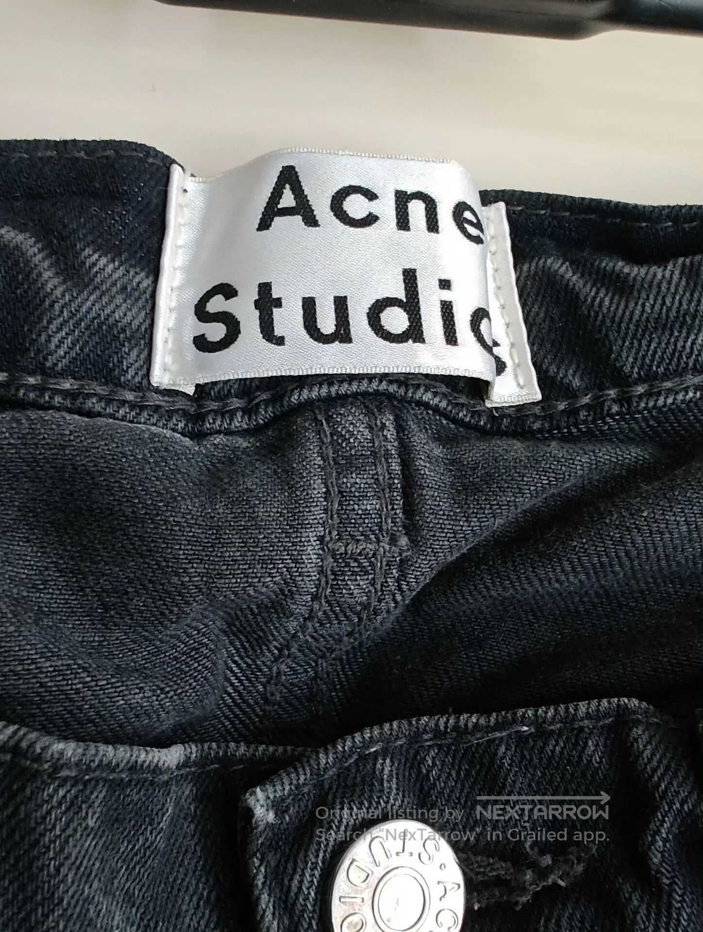 Acne Studios Acne Studios Men's Black Slim Jeans 32/32. Size US 32 / EU 48 - 3 Thumbnail