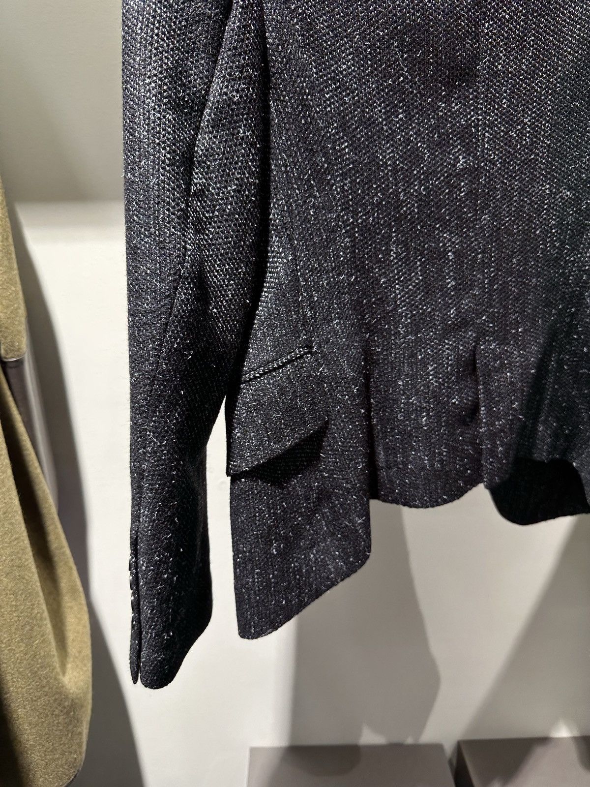 Ann Demeulemeester BNWT! Ann Demeulemeester fleece wool tweed blazer jacket Size XS / US 0-2 / IT 36-38 - 9 Thumbnail