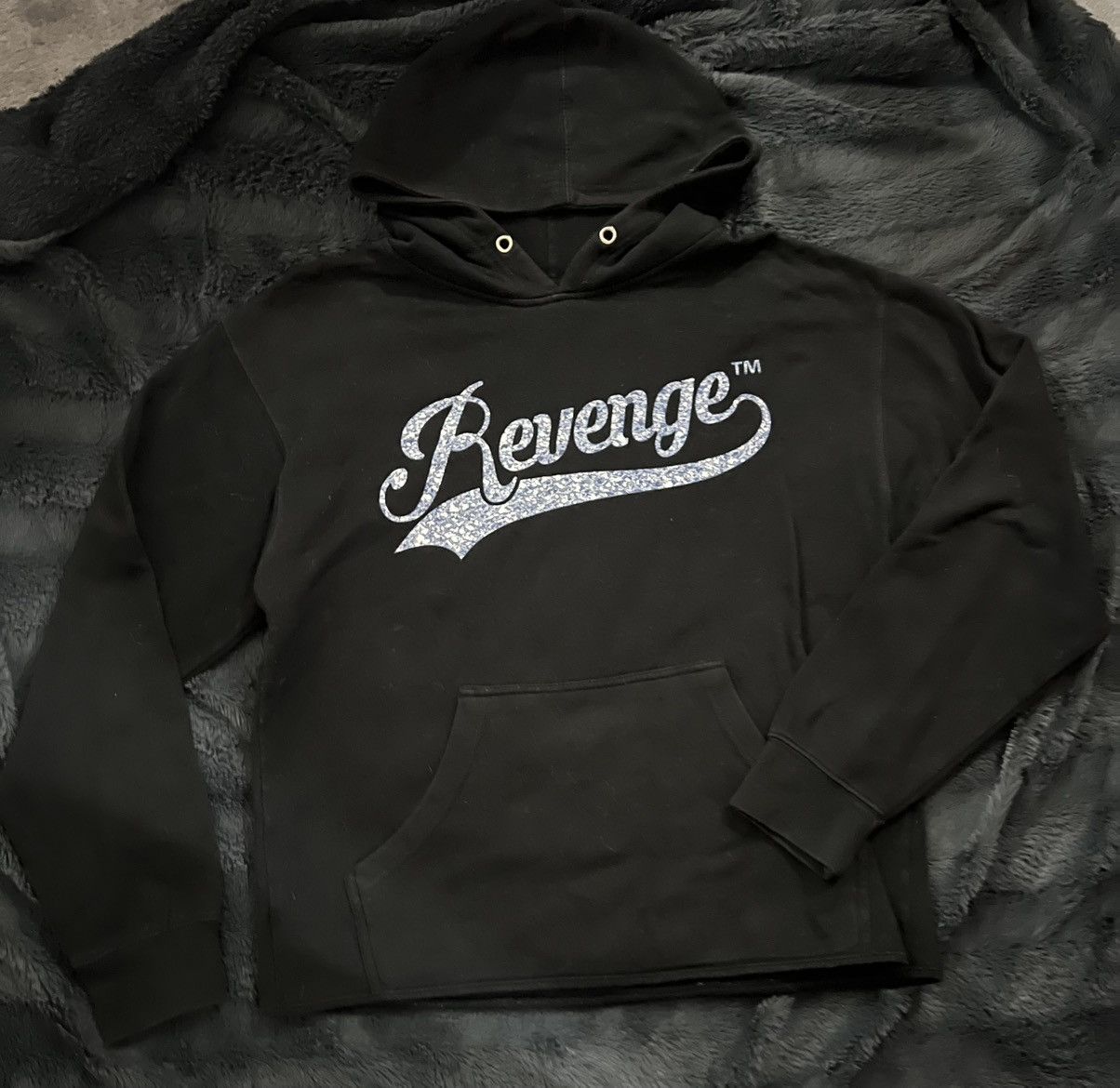 Revenge Black and blue Revenge Diamond hoodie Size US M / EU 48-50 / 2 - 1 Thumbnail