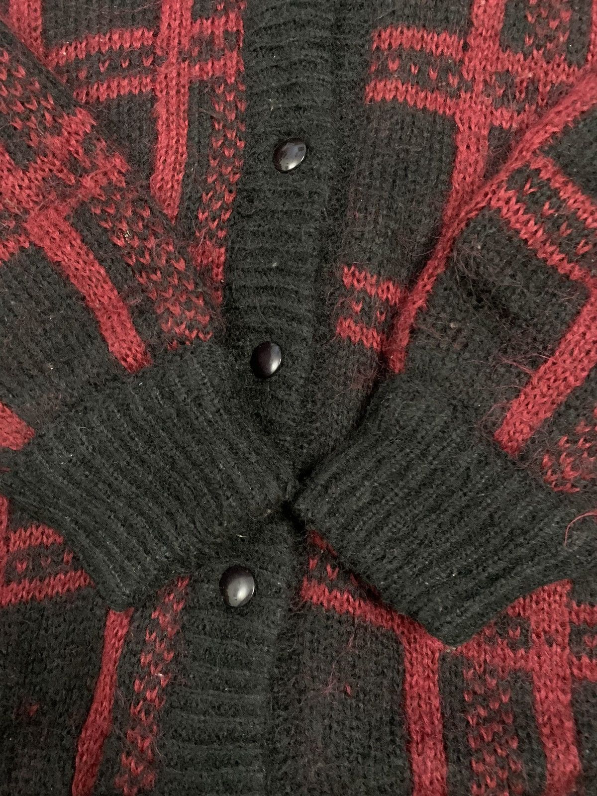 Japanese Brand Vintage Japanese Brand Wool Plaid Checked Oversized Sweater Size L / US 10 / IT 46 - 8 Thumbnail