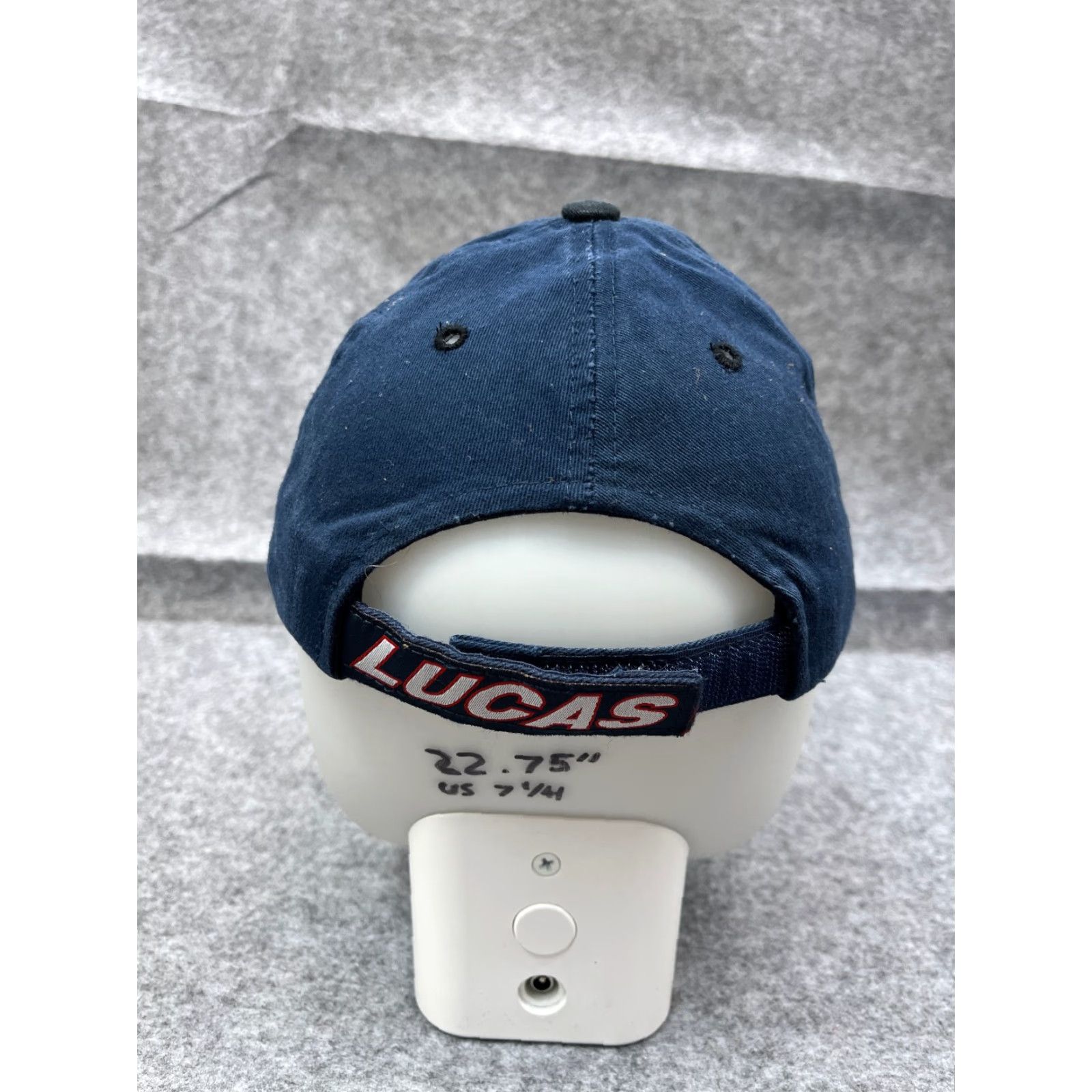 Vintage VINTAGE Lucas Oil Racing Apparel Hat Adult One Size Blue Black Cotton GR Cup Team Size ONE SIZE - 6 Thumbnail