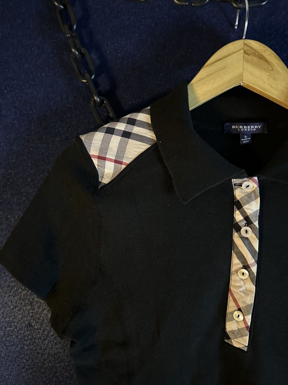 Burberry Burberry London Nova Check Trim Polo Shirt Size M / US 6-8 / IT 42-44 - 4 Thumbnail