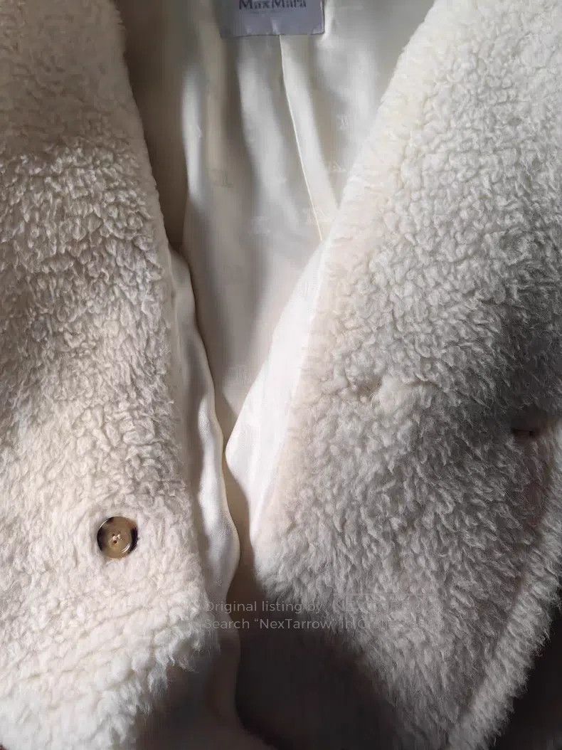 Max Mara Max Mara White Short Teddy Jacket Size S / US 4 / IT 40 - 6 Thumbnail