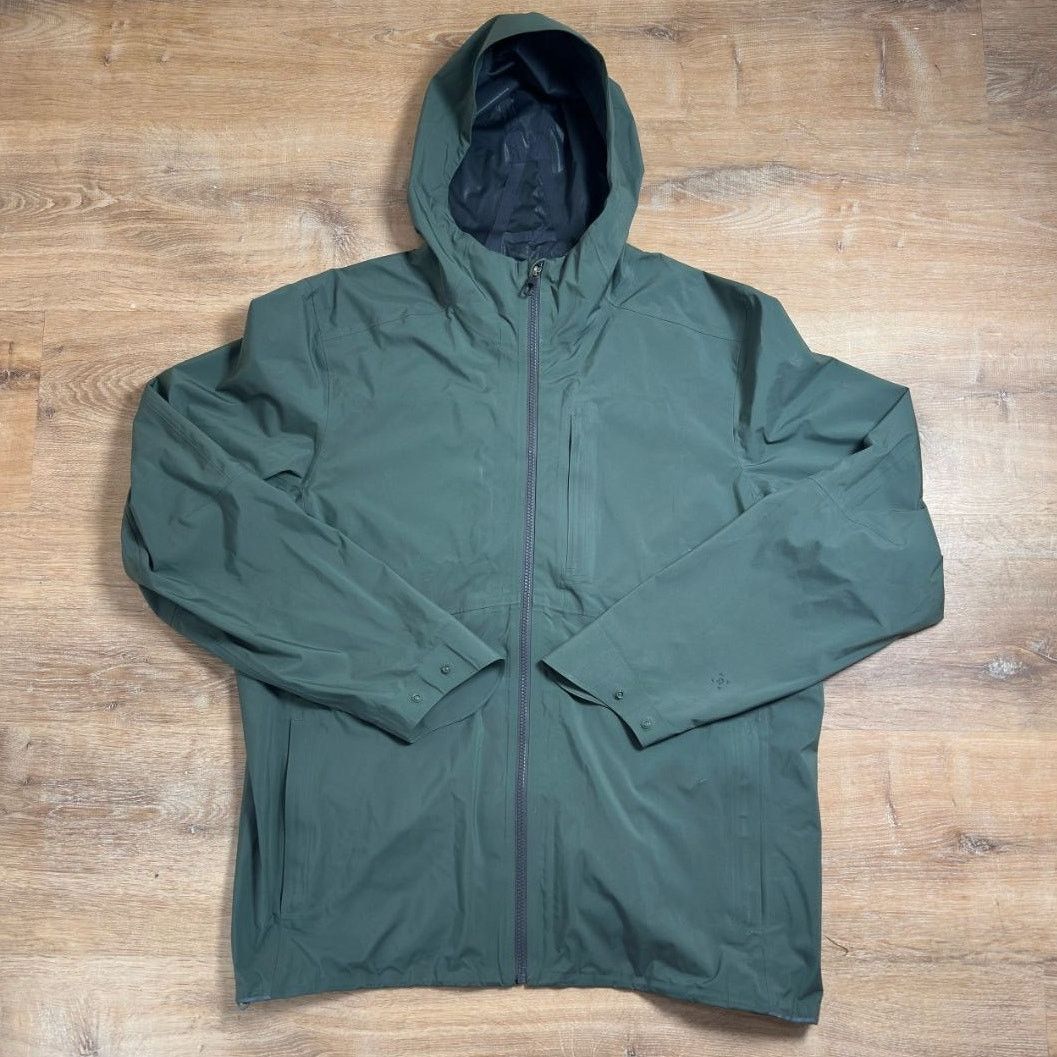 Lululemon Lululemon Men’s Waterproof Full-Zip Rain Jacket Green XL Size US XL / EU 56 / 4 - 1 Thumbnail