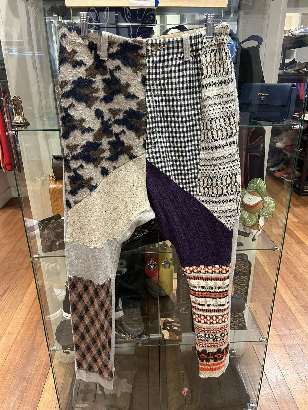 Nozomi Ishiguro Nozomi Ishiguro Patchwork Pants Size US 31 - 1 Thumbnail
