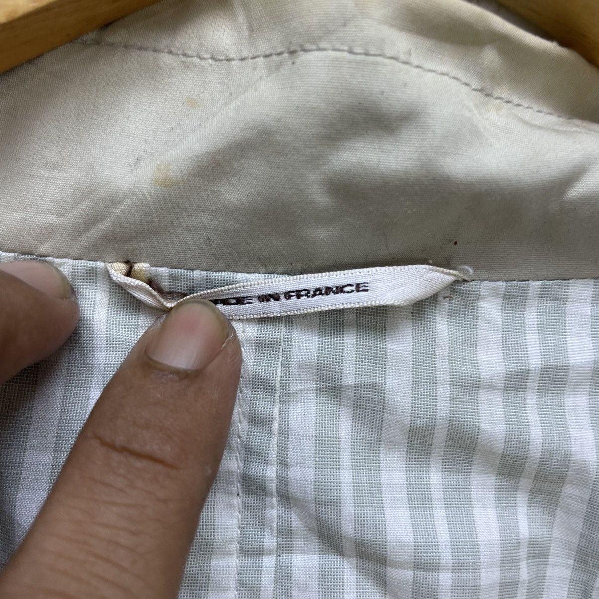 Hermes Trashed Vintage Hermes Made In France Size US M / EU 48-50 / 2 - 7 Thumbnail