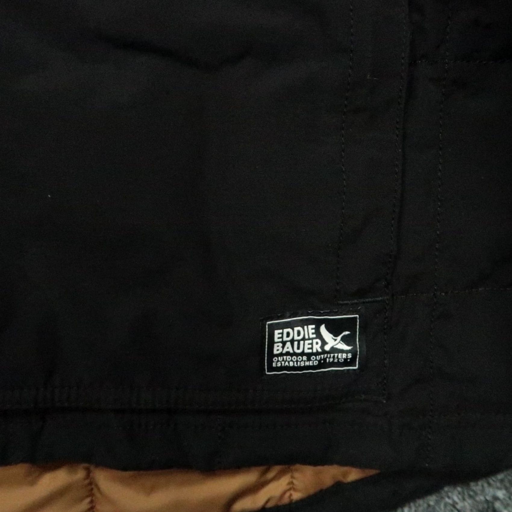 Eddie Bauer Eddie Bauer Jacket Mens XL Black Men EB650 Down Corduroy Collar Quilt Lined Size US XL / EU 56 / 4 - 5 Thumbnail