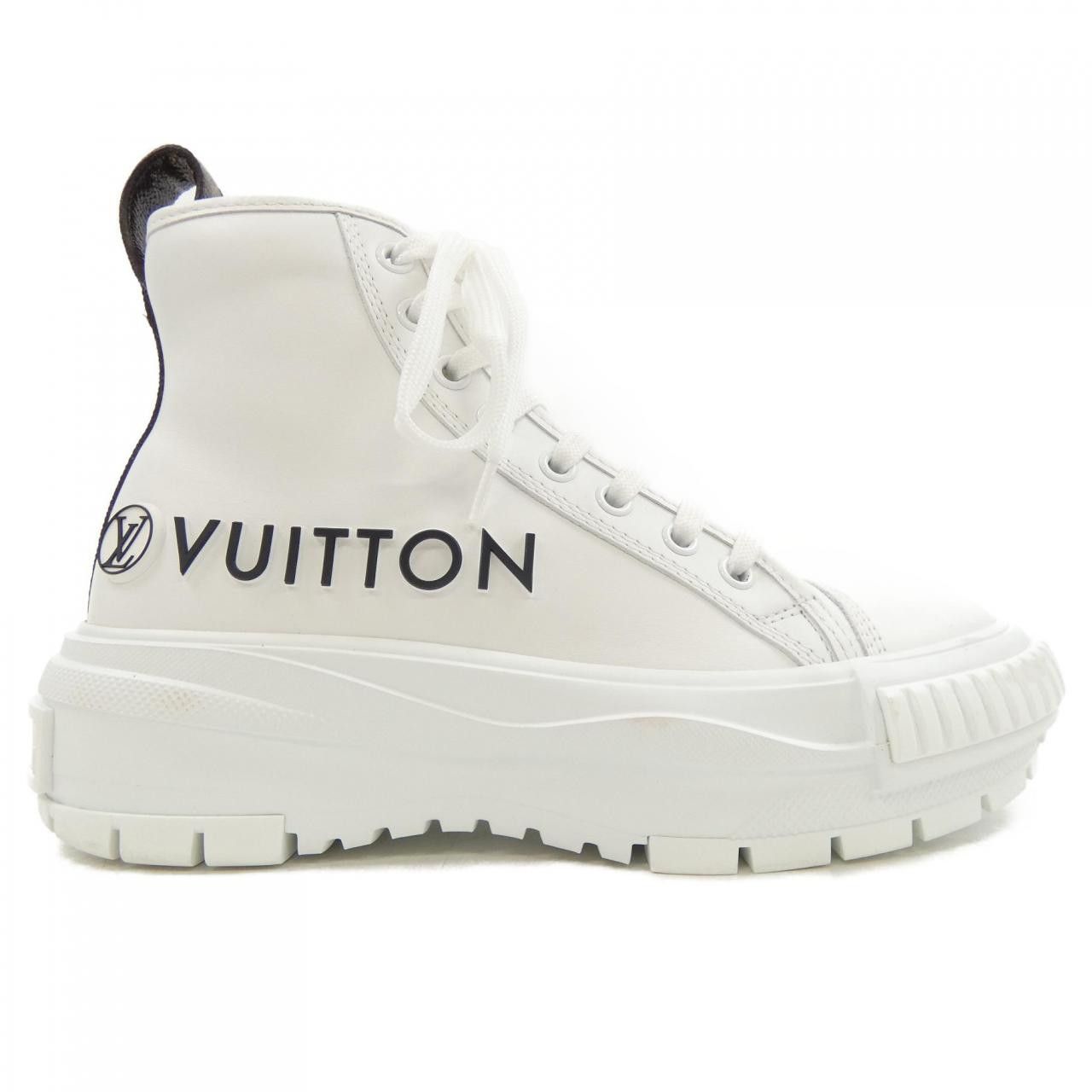 Louis Vuitton Louis Vuitton Louis Vuitton LV Squad Sneakers Textile Shoes DUTY FREE for USA Size ONE SIZE - 1 Thumbnail