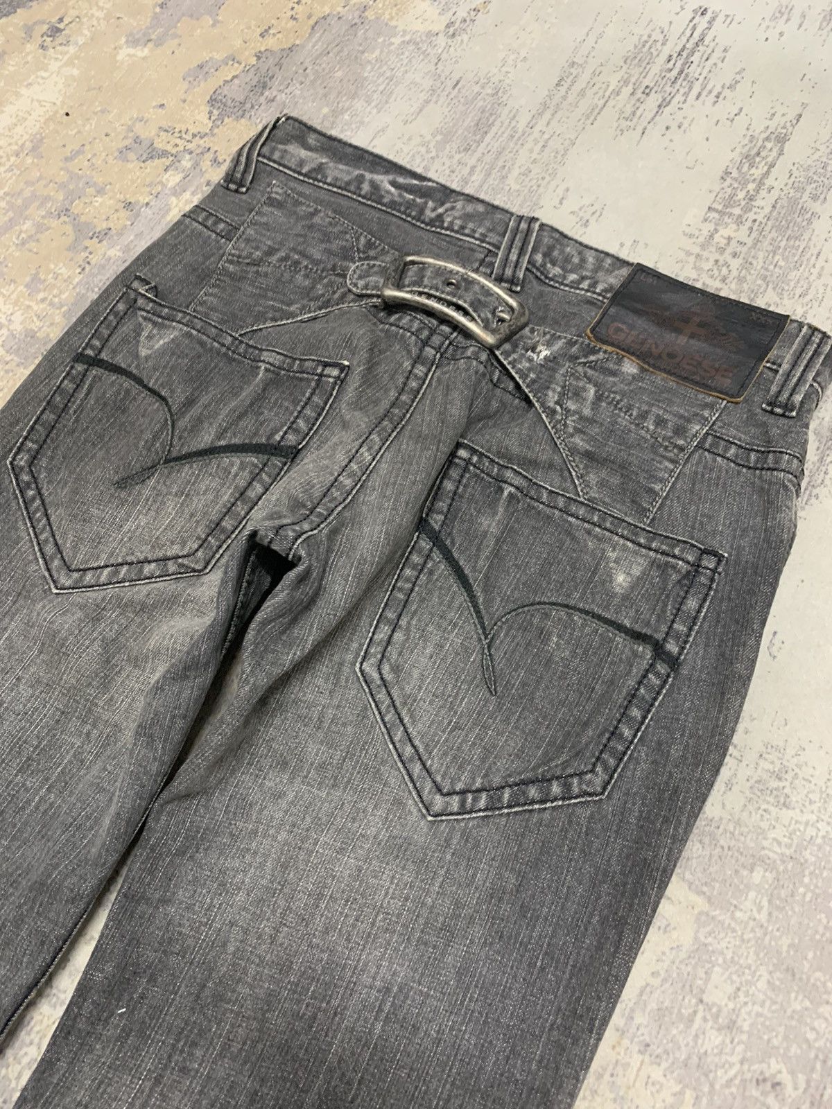 Japanese Brand Japanese Genoese Open Hem Clawmark Denim Pant 32x31 Size US 32 / EU 48 - 13 Thumbnail