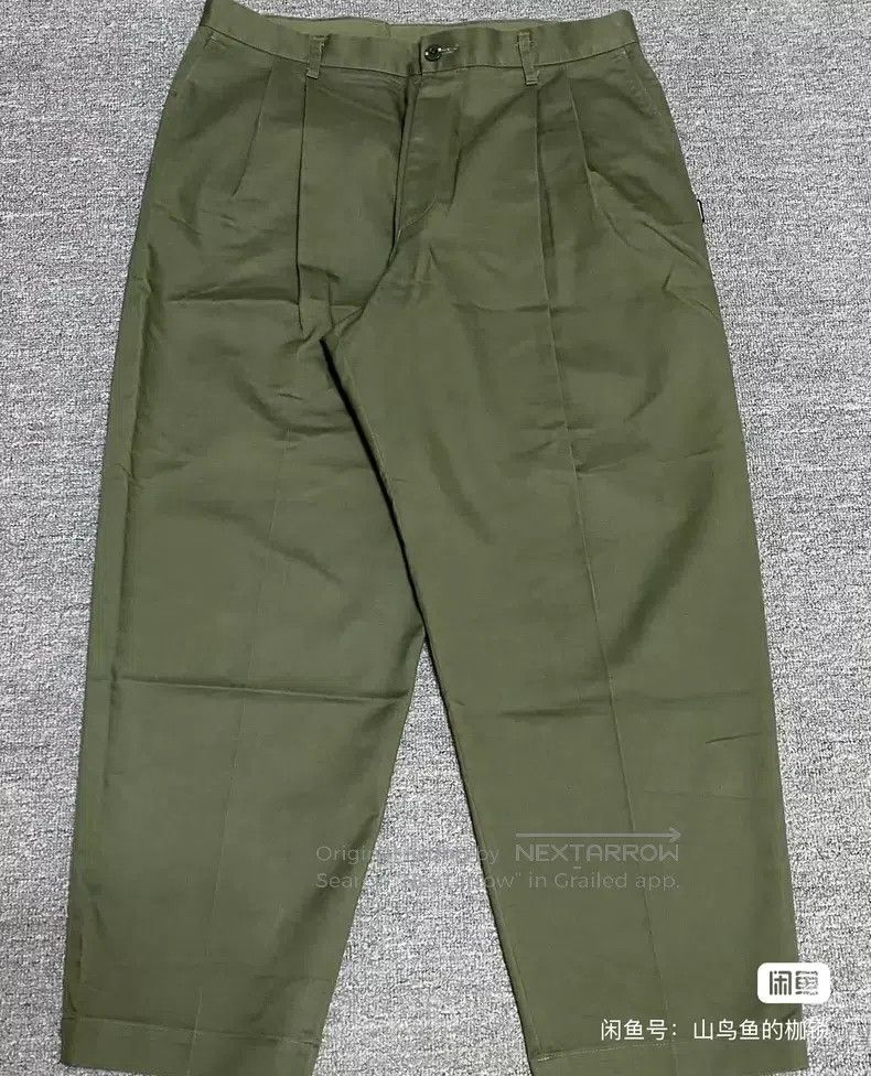 Neighborhood Neighborhood size XL 23AW Pleated Casual Pants Size US 27 - 1 Thumbnail