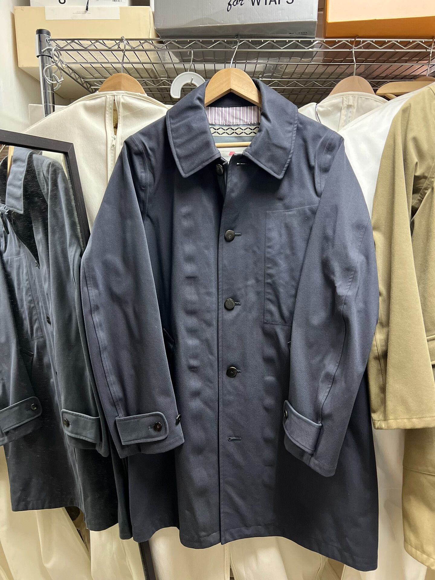 Visvim visvim herge coat 3l goex tex navy Size US M / EU 48-50 / 2 - 1 Thumbnail