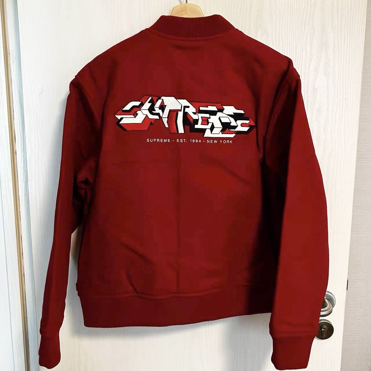 Supreme Delta Logo Varsity Jacket Size US M / EU 48-50 / 2 - 3 Thumbnail