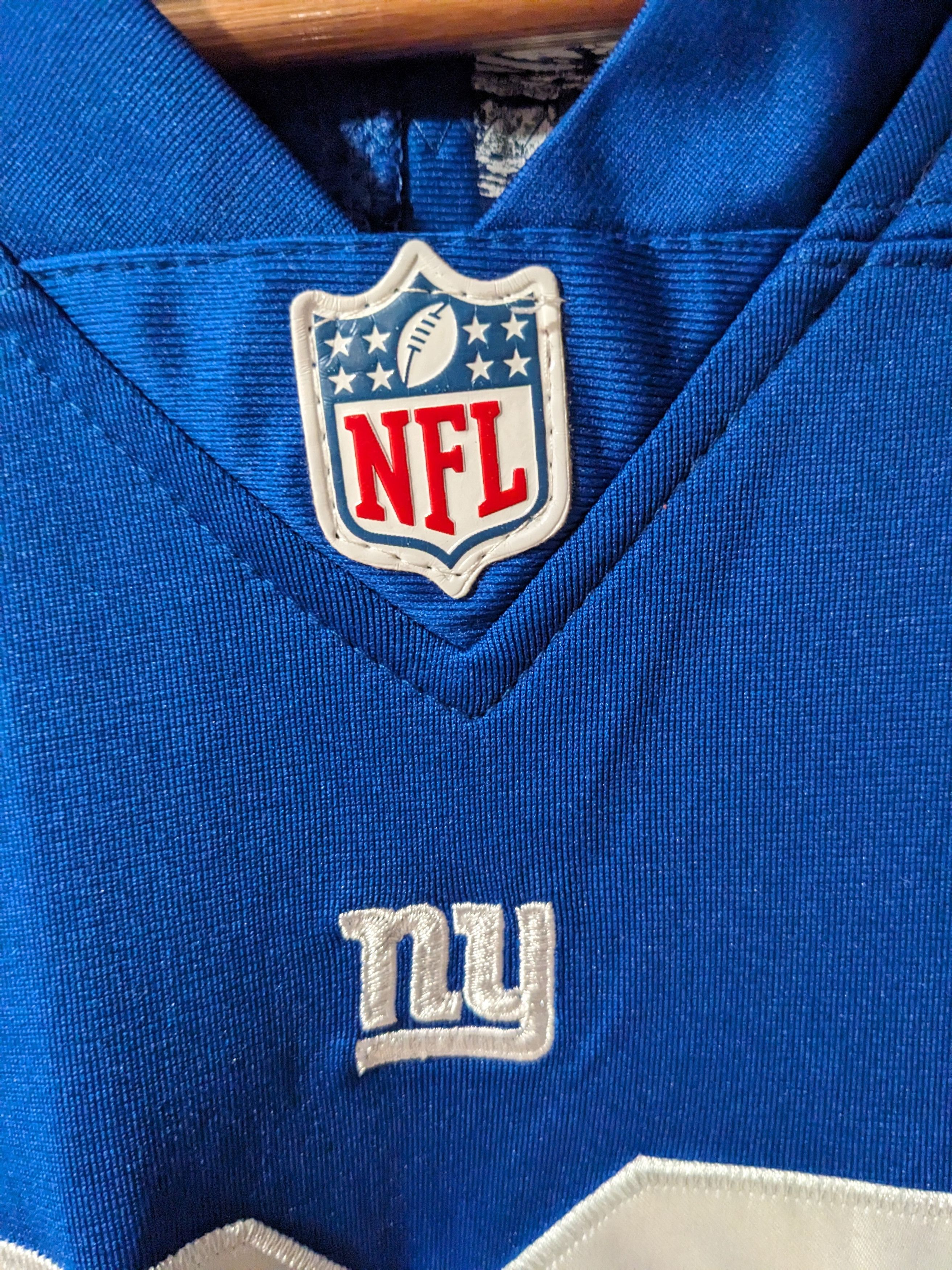 NFL × Nike New York Giants NFL Football Nike Barkley YOUTH Jersey Size US M / EU 48-50 / 2 - 6 Thumbnail