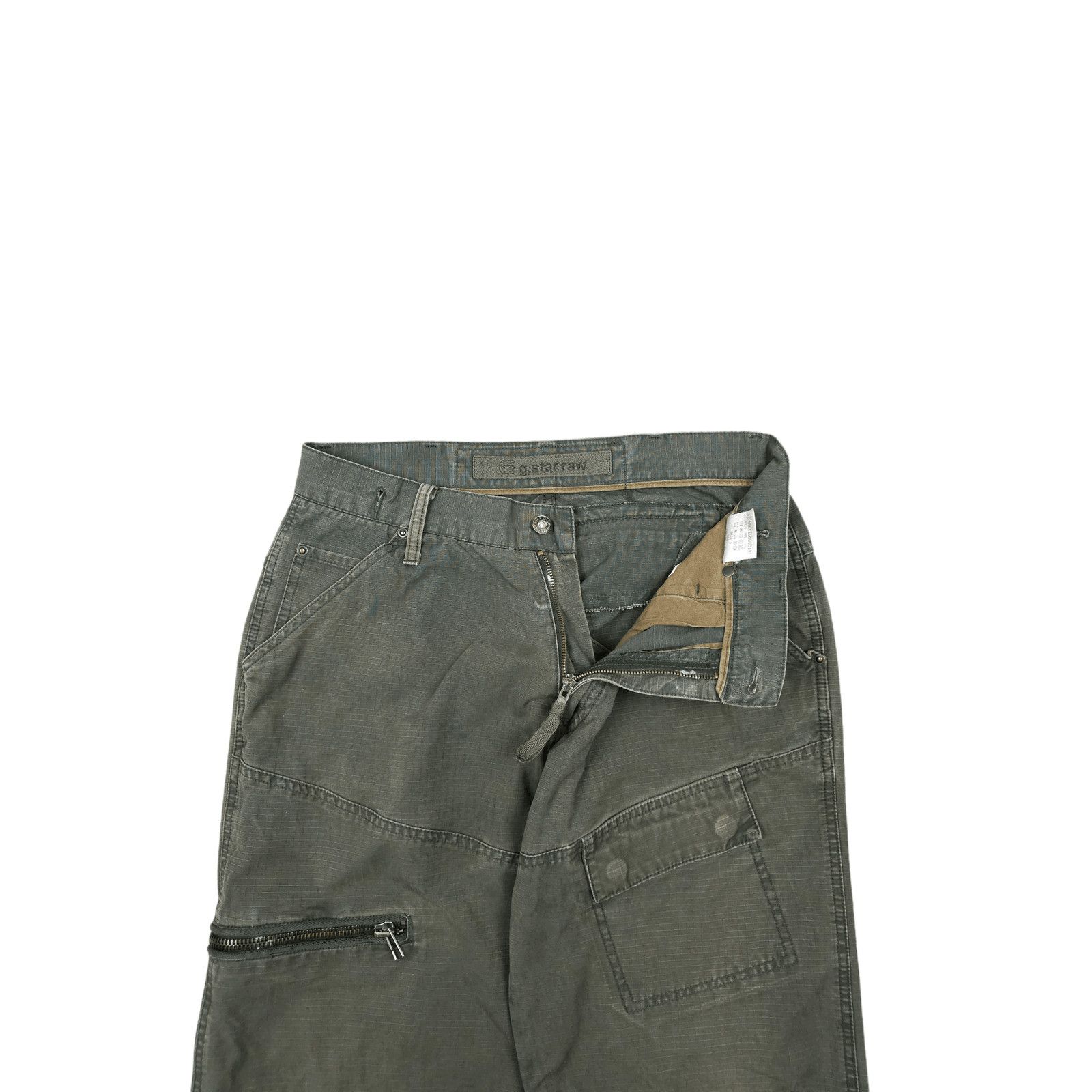 G-Star × Japanese Brand 💎 32/32 G-star RAW 3D Cargo Loose Pants Jeans Utility Y2K Size US 32 / EU 48 - 4 Thumbnail