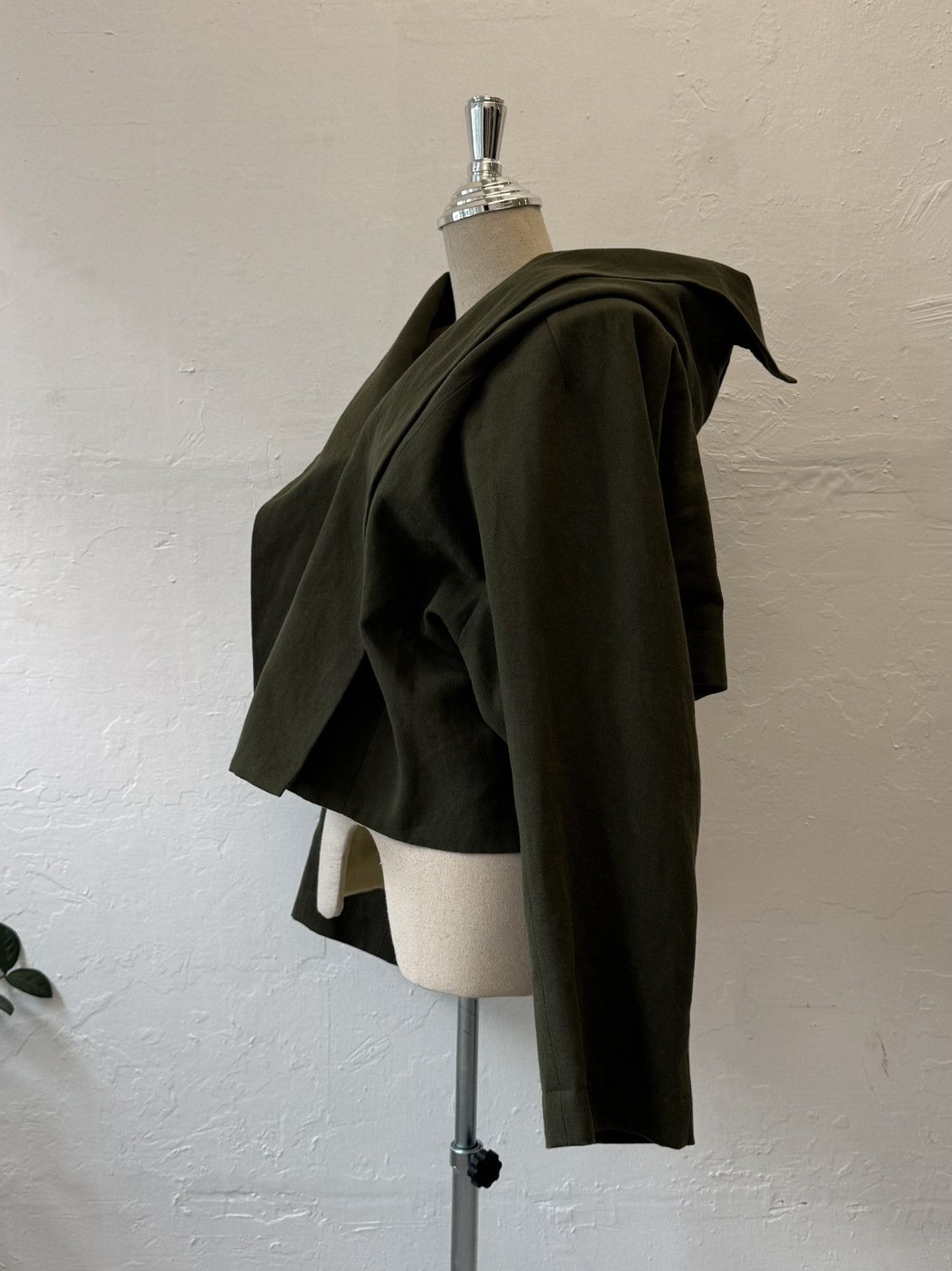 Yohji Yamamoto REGULATIONS SS15 CROPPED JACKET Size US M / EU 48-50 / 2 - 2 Thumbnail