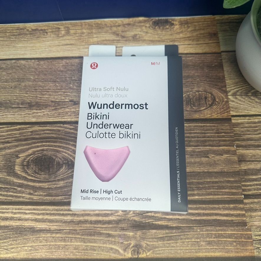 Lululemon Lululemon Wundermost Nulu Mid Rise Bikini Underwear NWT M Size ONE SIZE - 1 Thumbnail