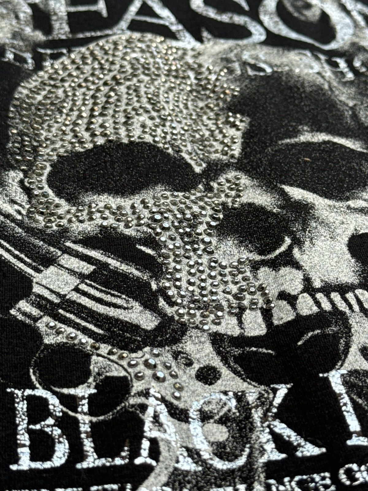 Japanese Brand Punk Bernings Sho Skulls Poem Riot Longsleeves Size US M / EU 48-50 / 2 - 5 Thumbnail