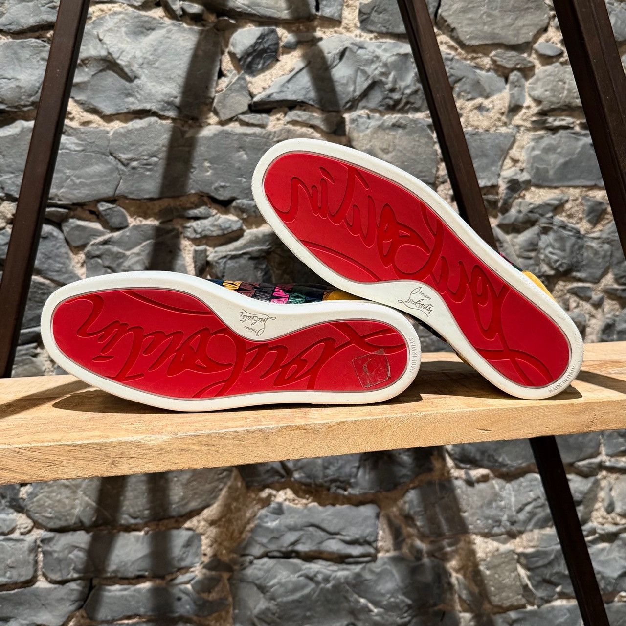 Christian Louboutin Christian Louboutin Logo Louis Junior Spikes Sneakers Size US 10.5 / EU 43-44 - 8 Thumbnail