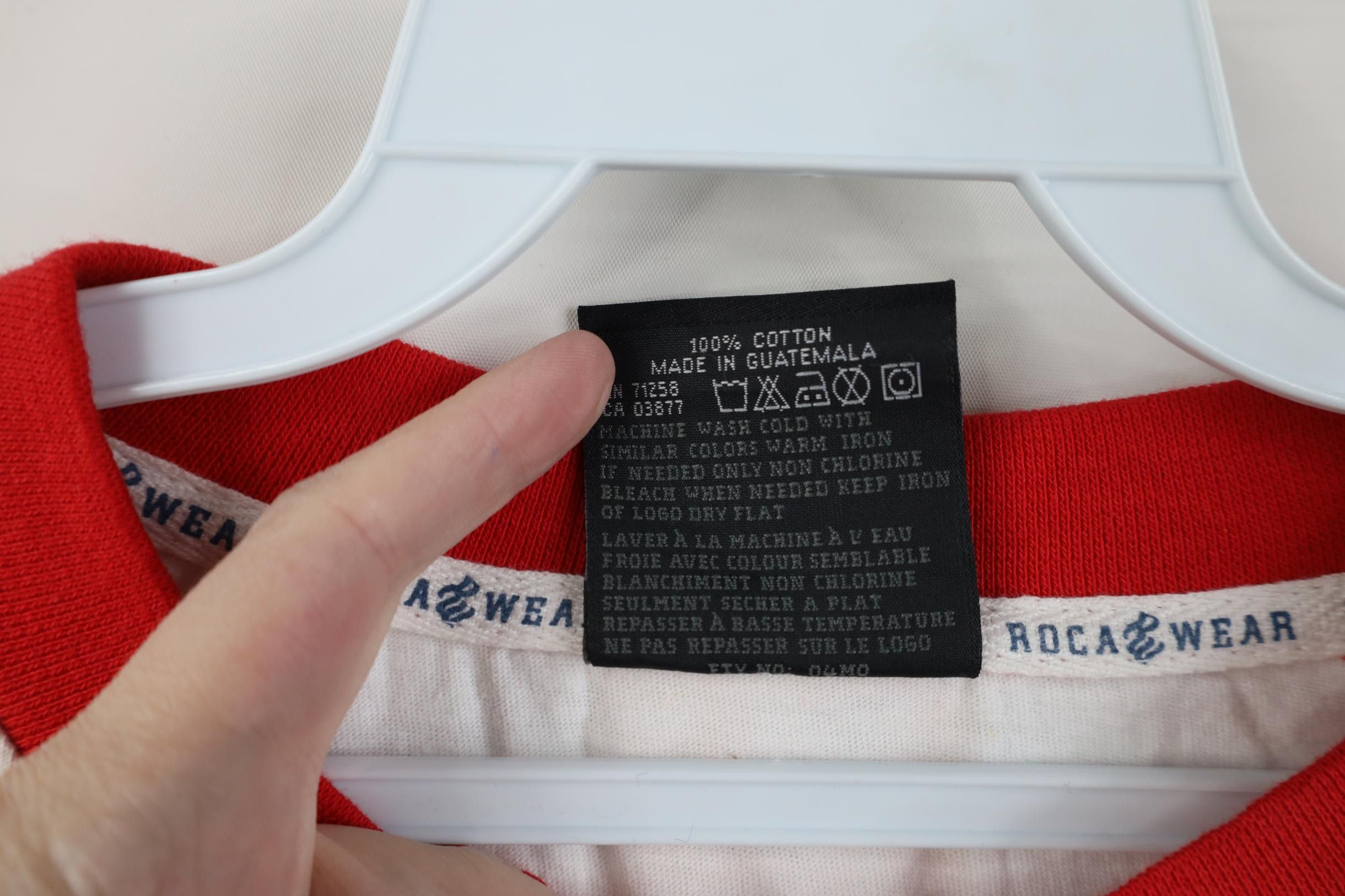 Rocawear Deadstock Vintage 90s Y2K Rocawear Monogram Ringer T-Shirt Size US XXL / EU 58 / 5 - 13 Thumbnail