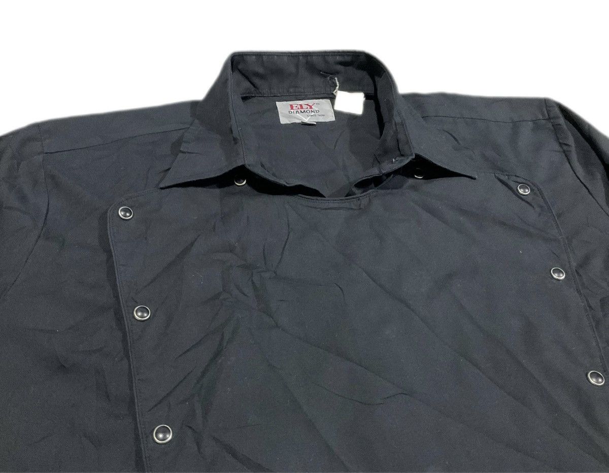 Hysteric Glamour × If Six Was Nine × Japanese Brand 🔥Sick Y2K Ely Diamond Shirt Double Layer Goth Punk Size US XL / EU 56 / 4 - 7 Thumbnail