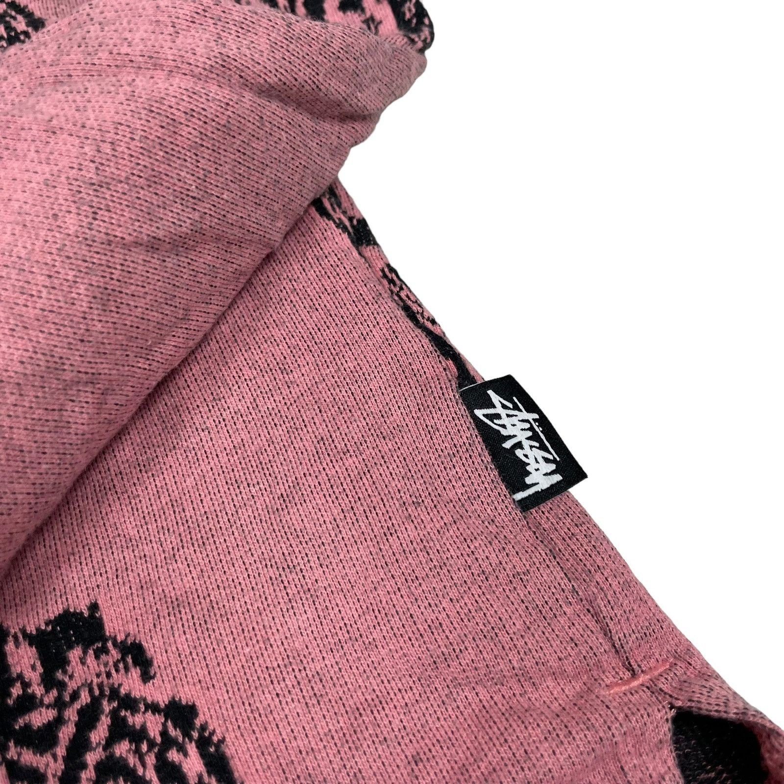 Stussy Stussy Mask LS Rugby Polo Shirt Men's Pink Cotton Collared S Size US S / EU 44-46 / 1 - 4 Thumbnail