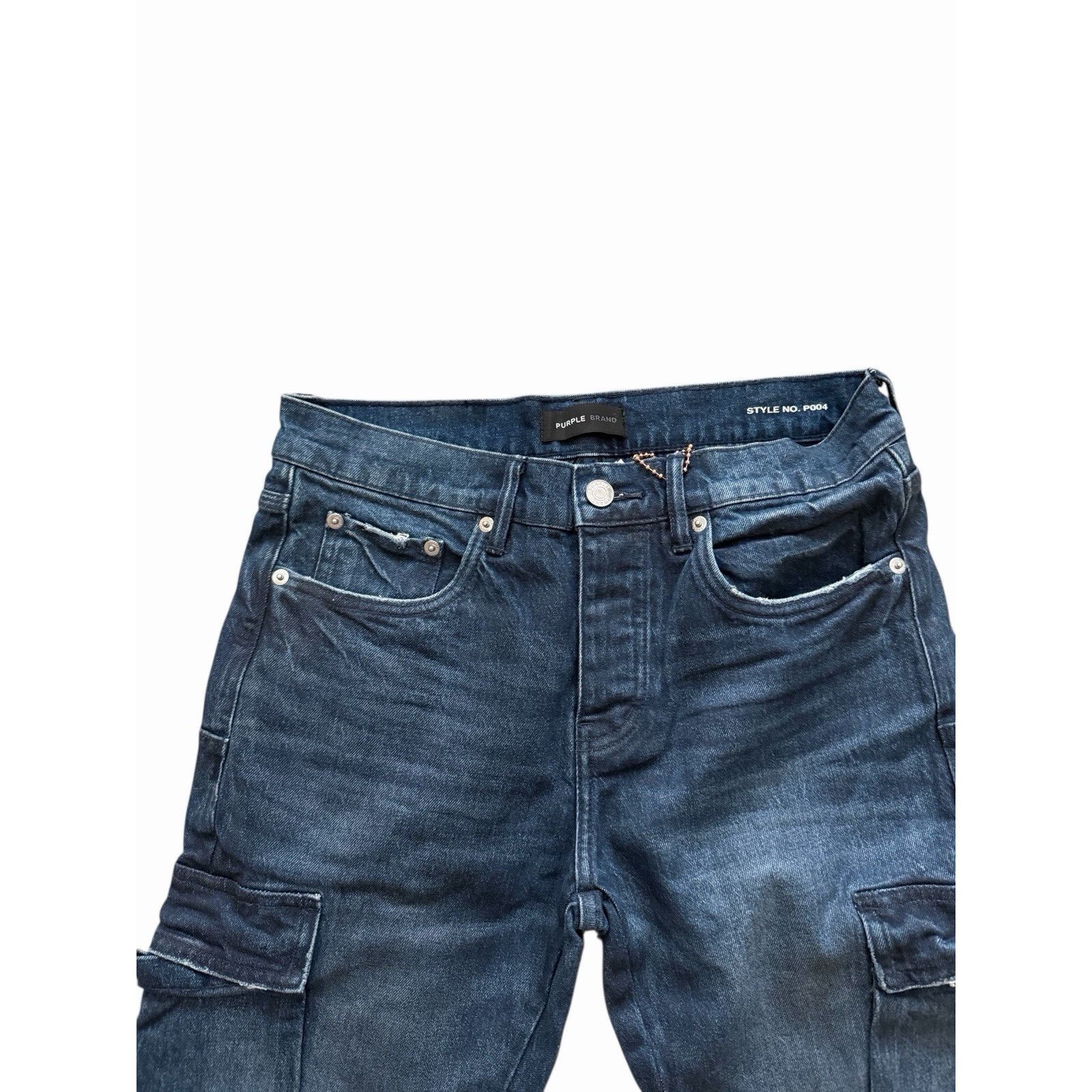 Purple Brand Purple Brand Jeans Coated Men Slim Fit Flare Blue Size 32/32 Size US 32 / EU 48 - 3 Thumbnail
